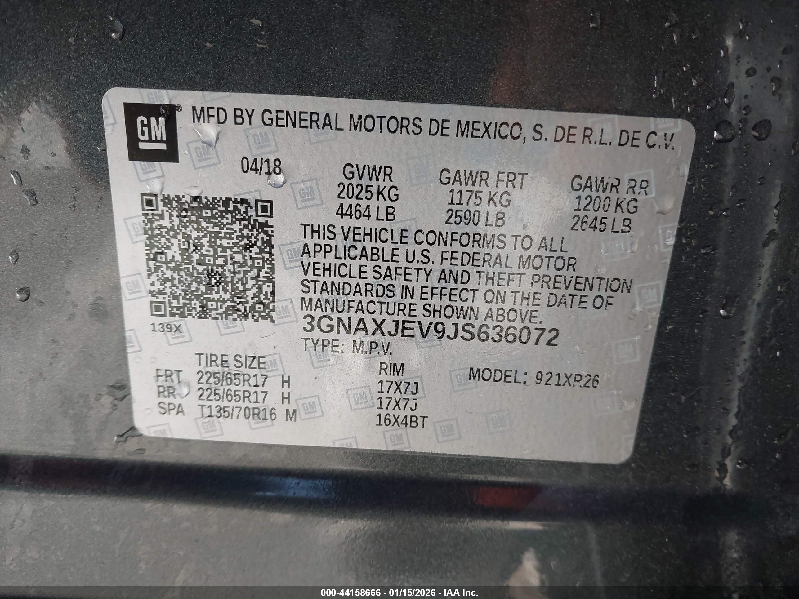 CHEVROLET EQUINOX image 9