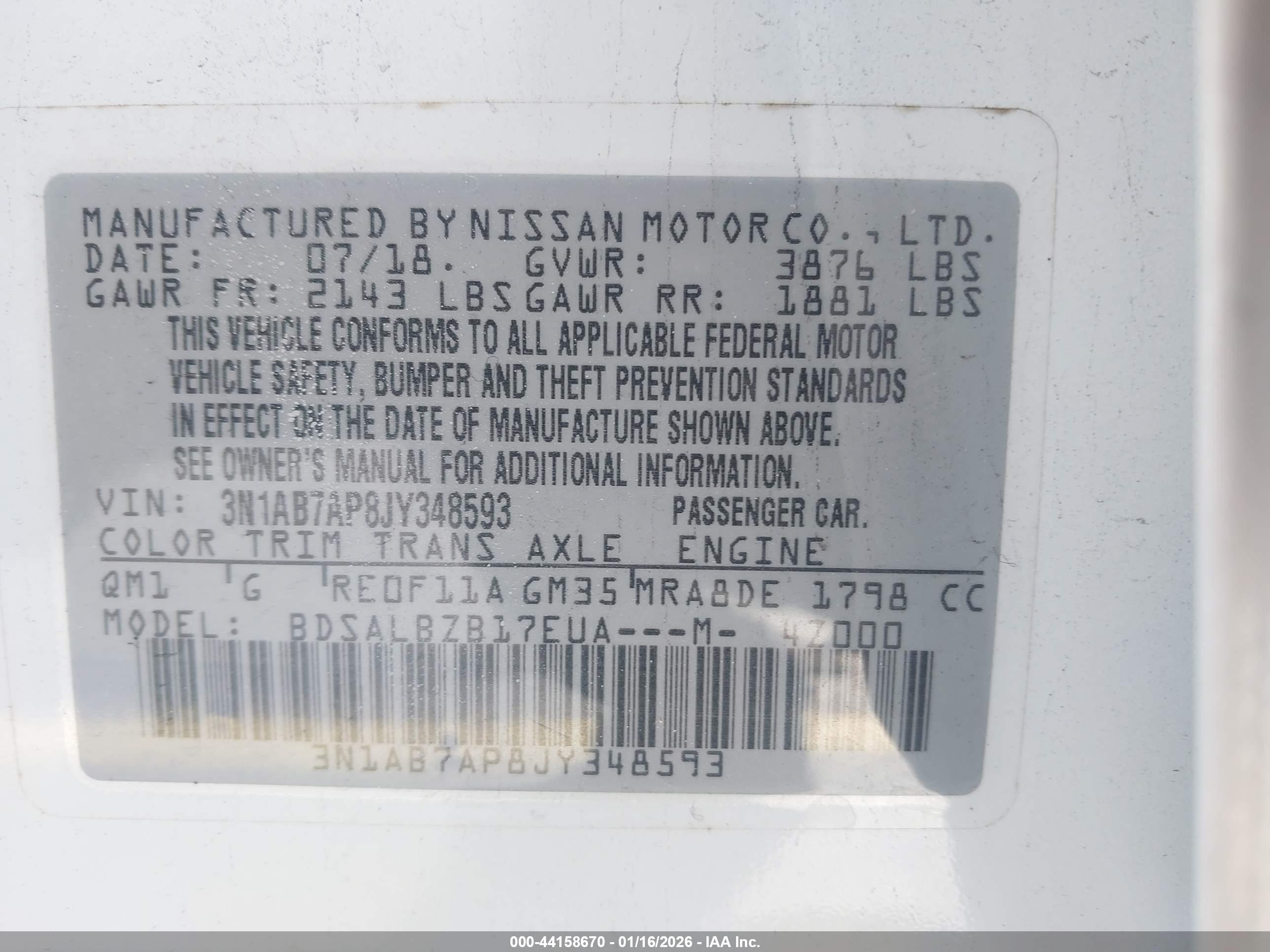NISSAN SENTRA image 9