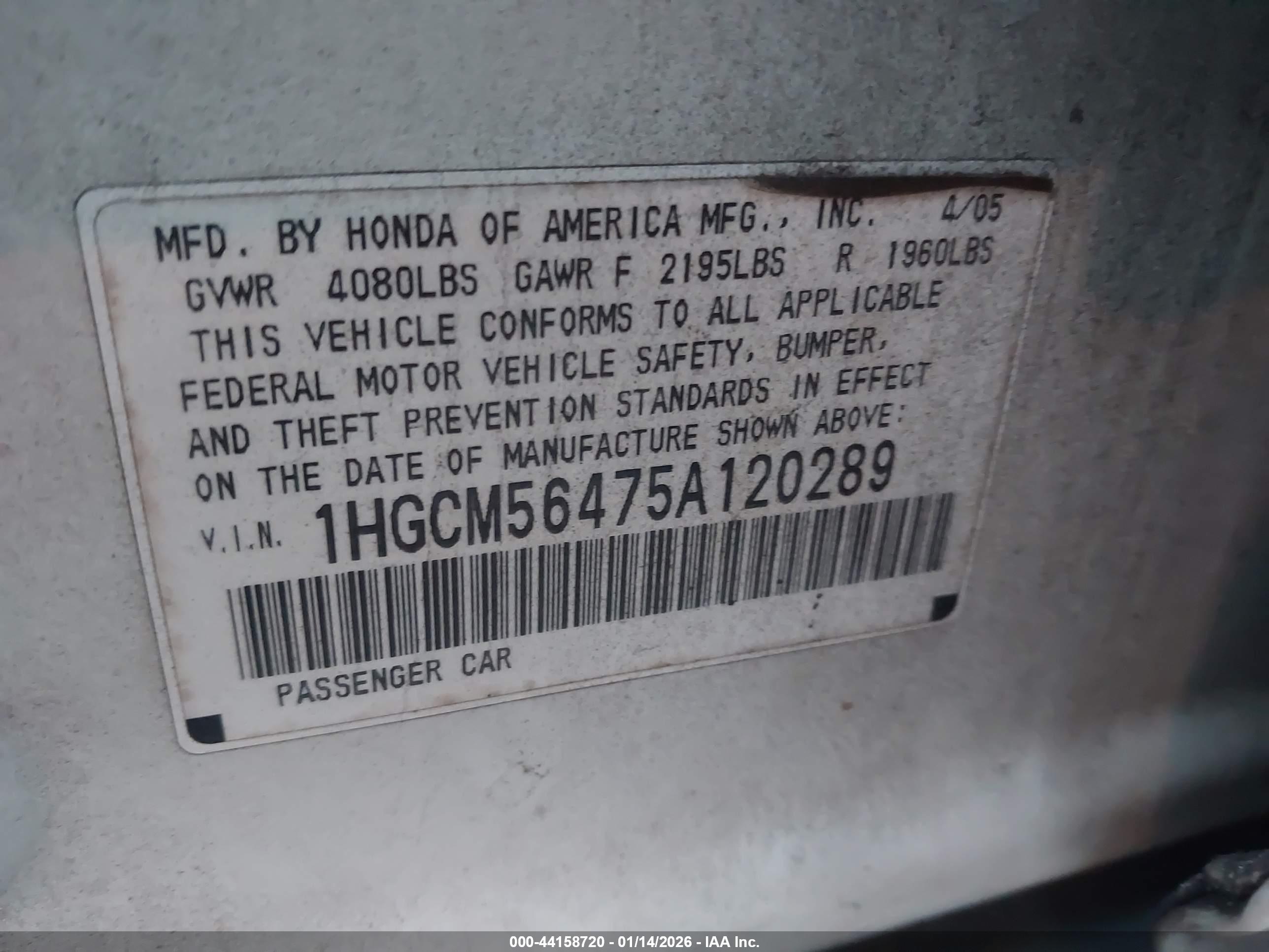 HONDA ACCORD image 9