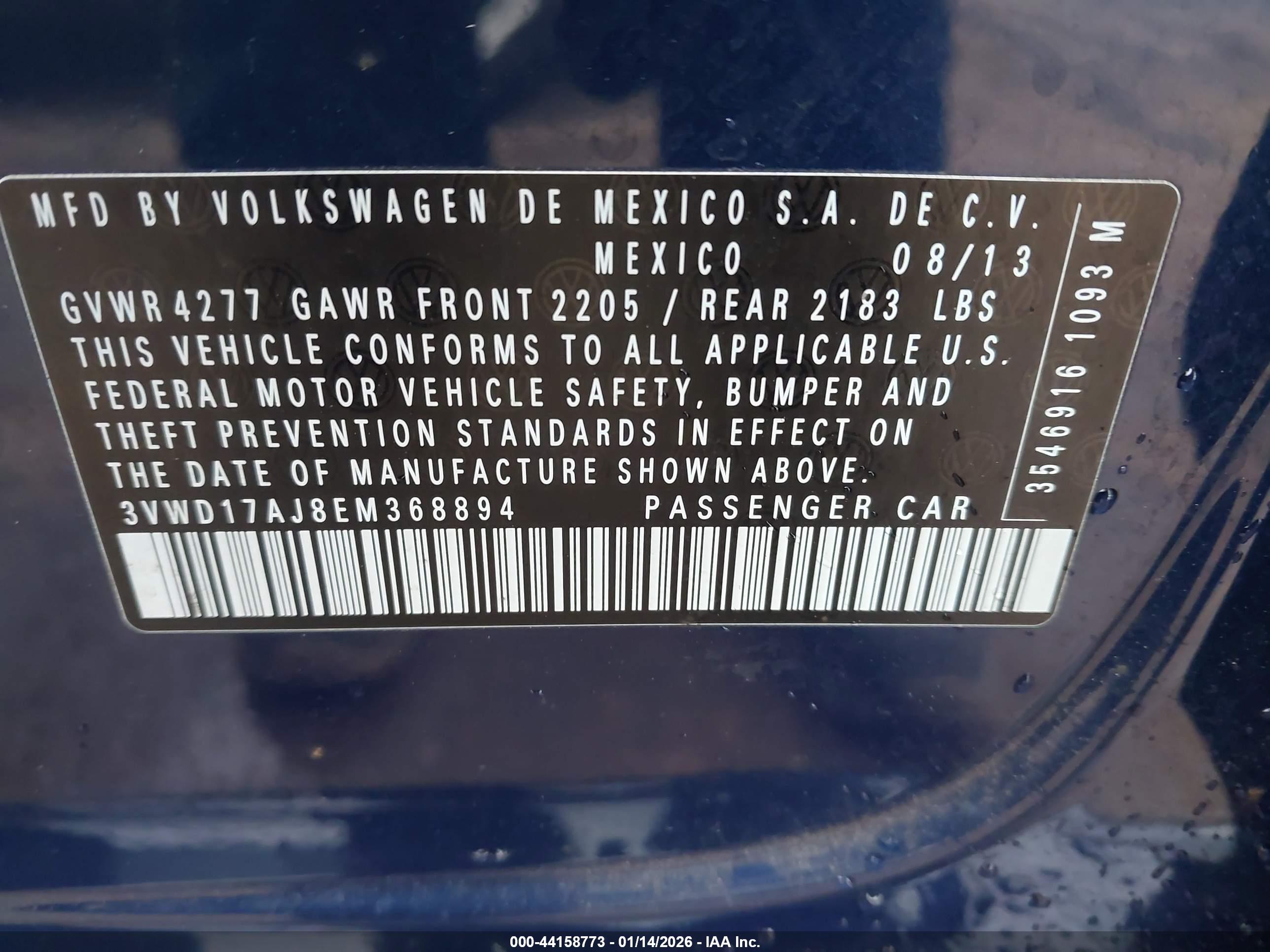 VOLKSWAGEN JETTA image 9