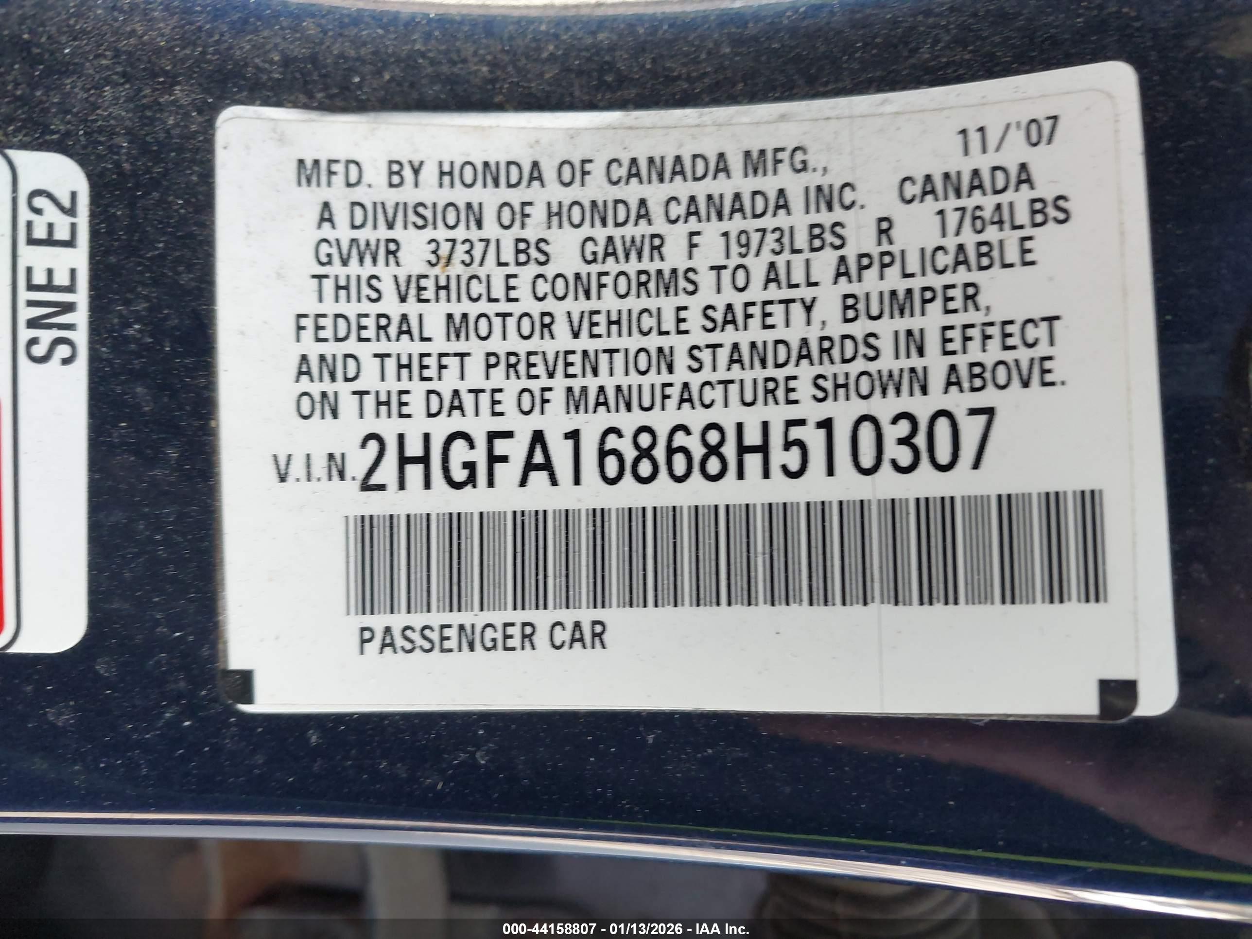 HONDA CIVIC image 9