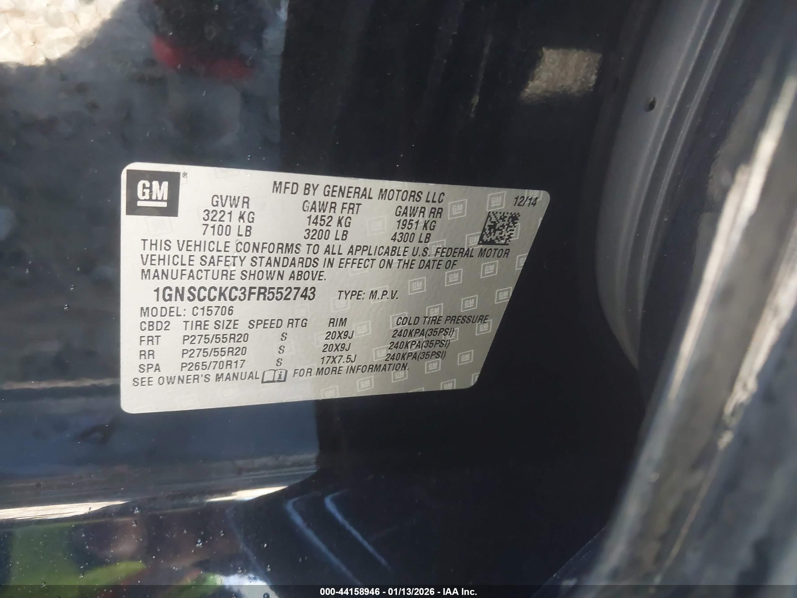 CHEVROLET TAHOE image 9