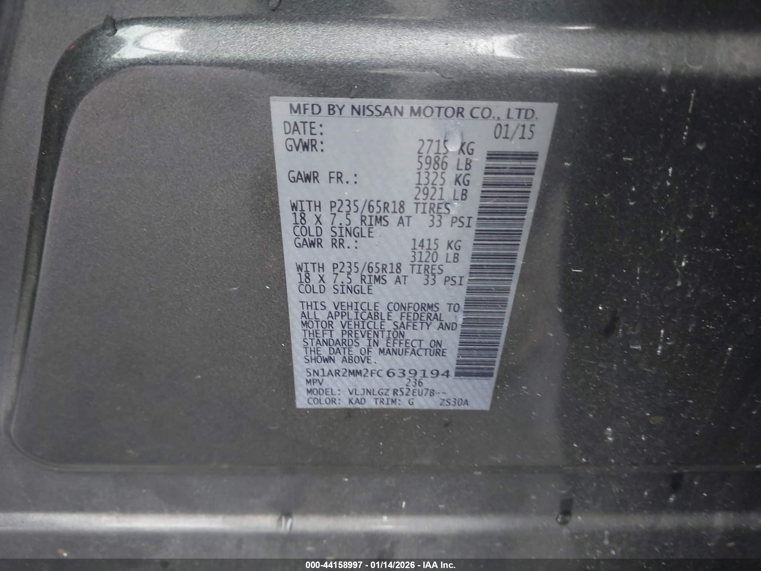 NISSAN PATHFINDER image 9