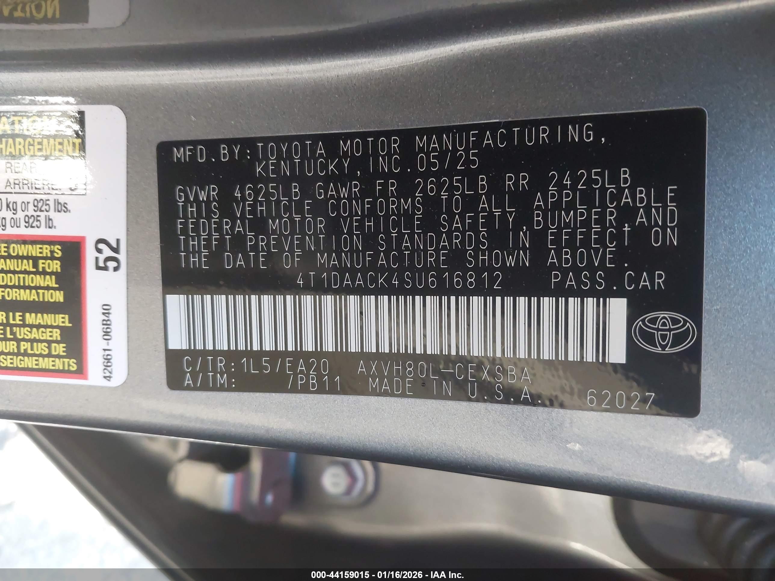 TOYOTA CAMRY image 9