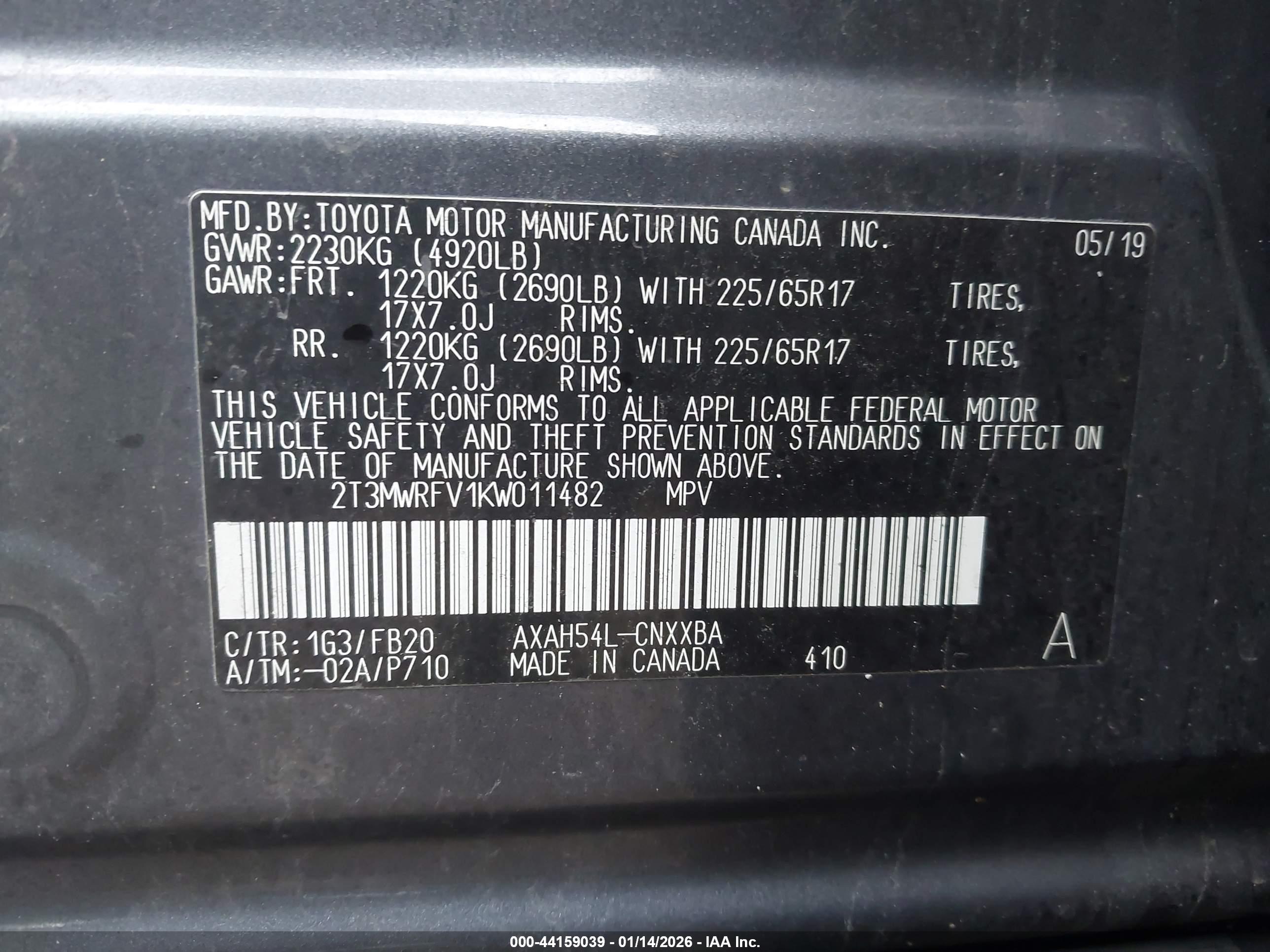 TOYOTA RAV4 image 9