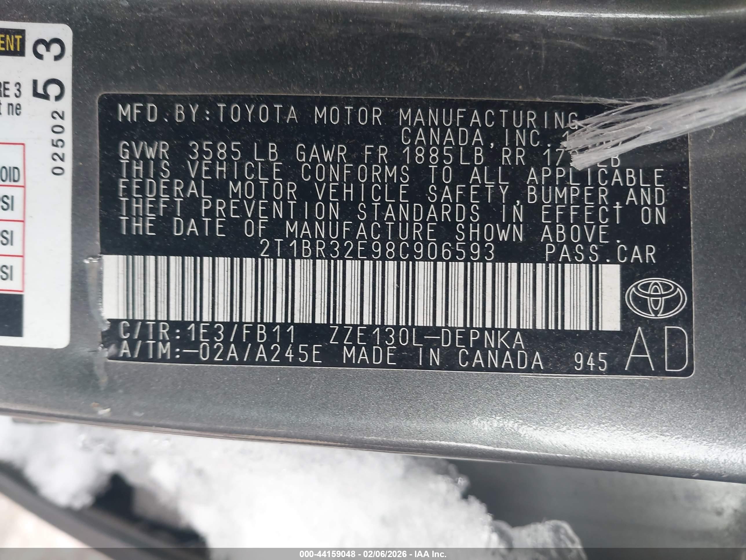 TOYOTA COROLLA image 9