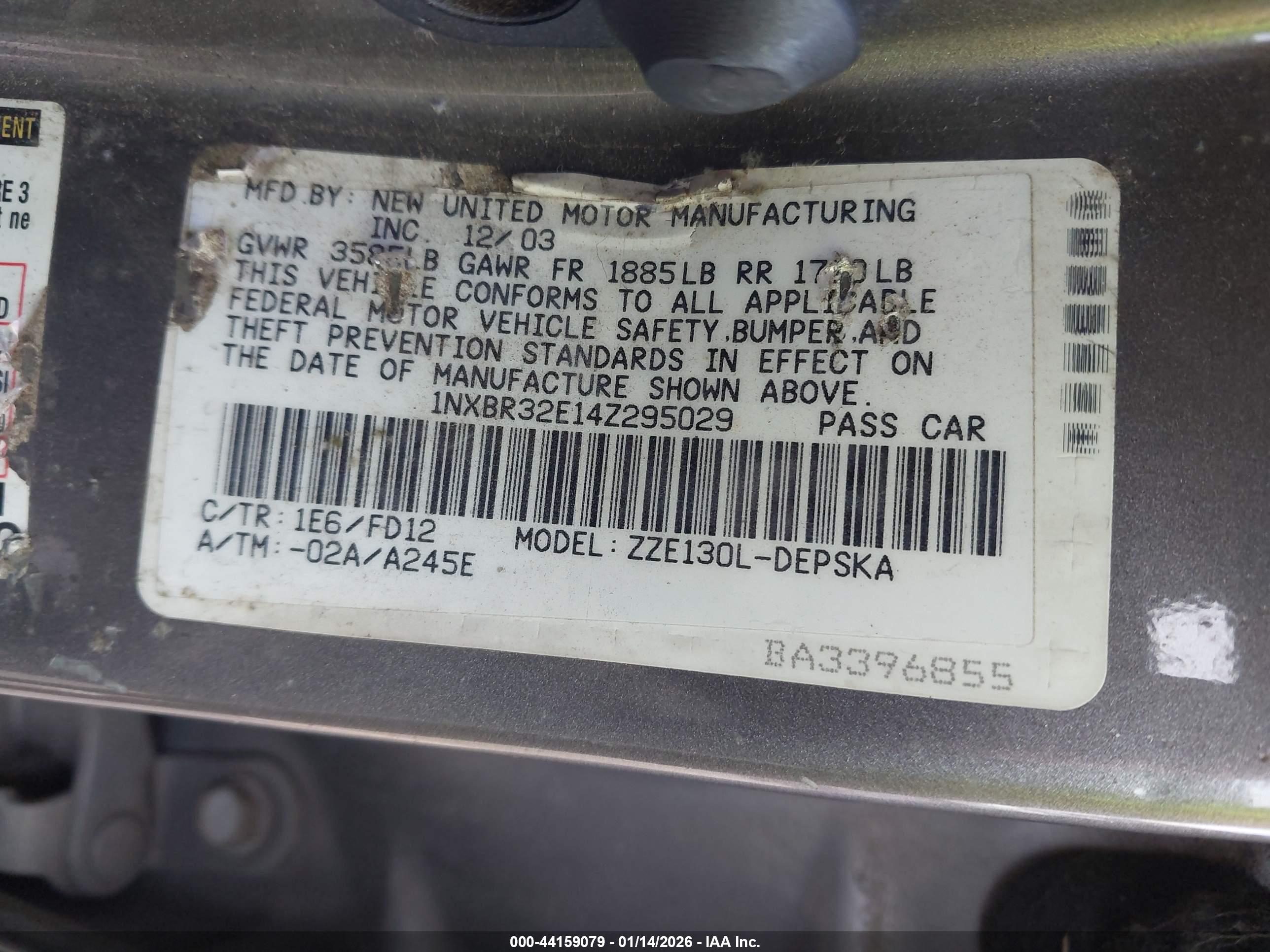 TOYOTA COROLLA image 9