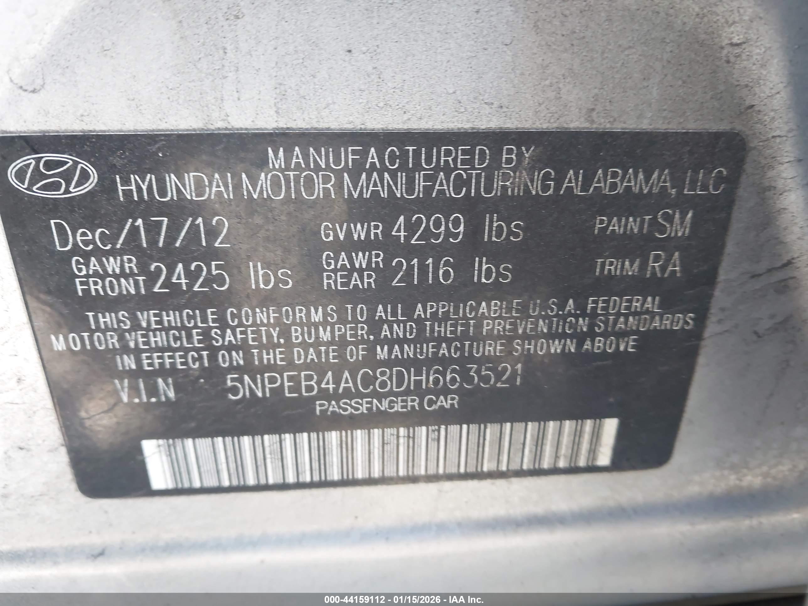 HYUNDAI SONATA image 9