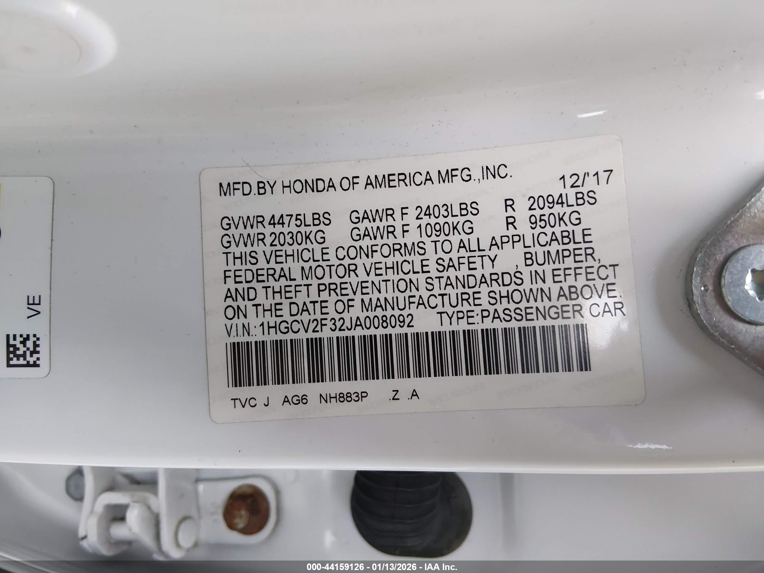 HONDA ACCORD image 9