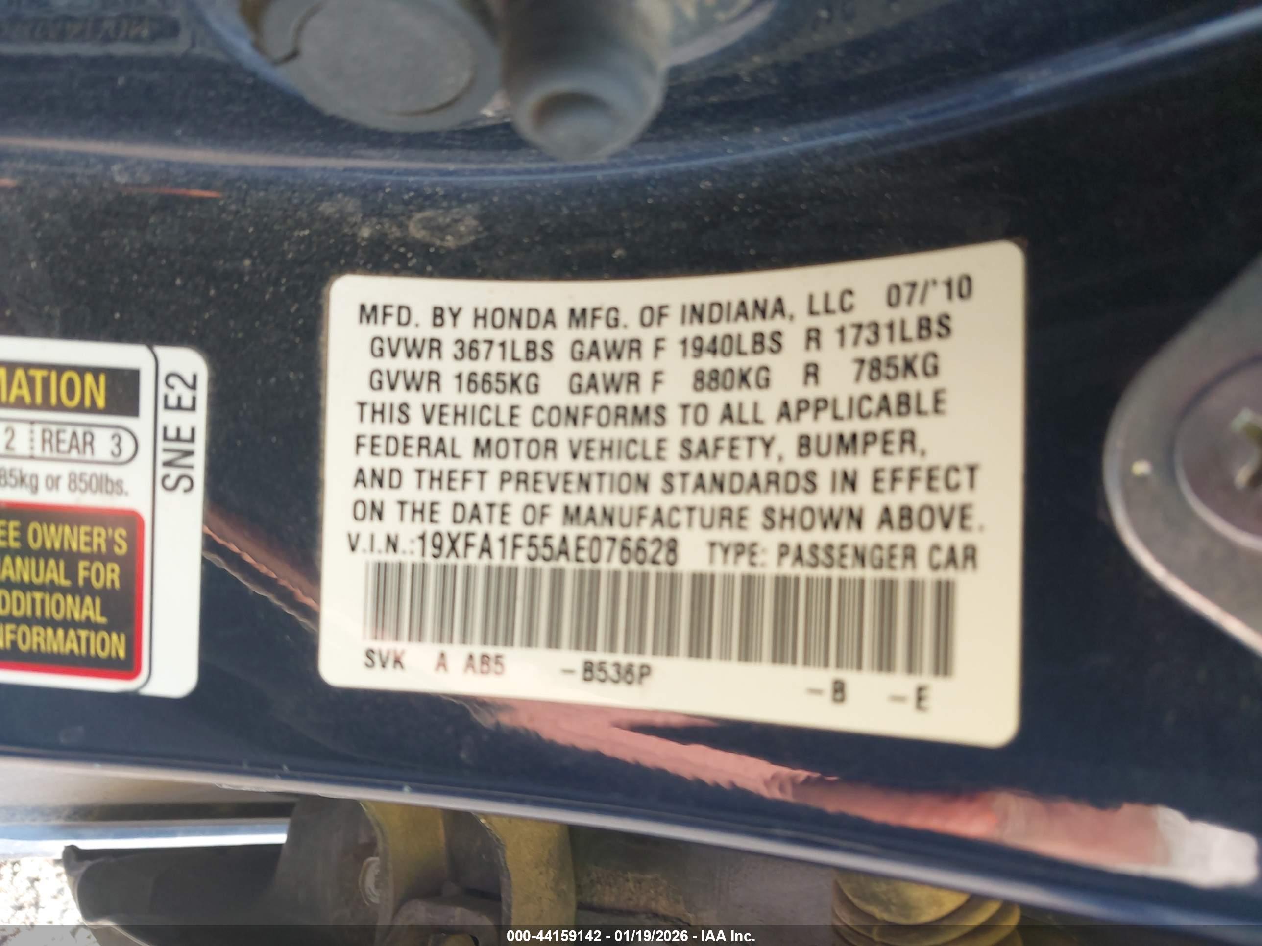 HONDA CIVIC image 9