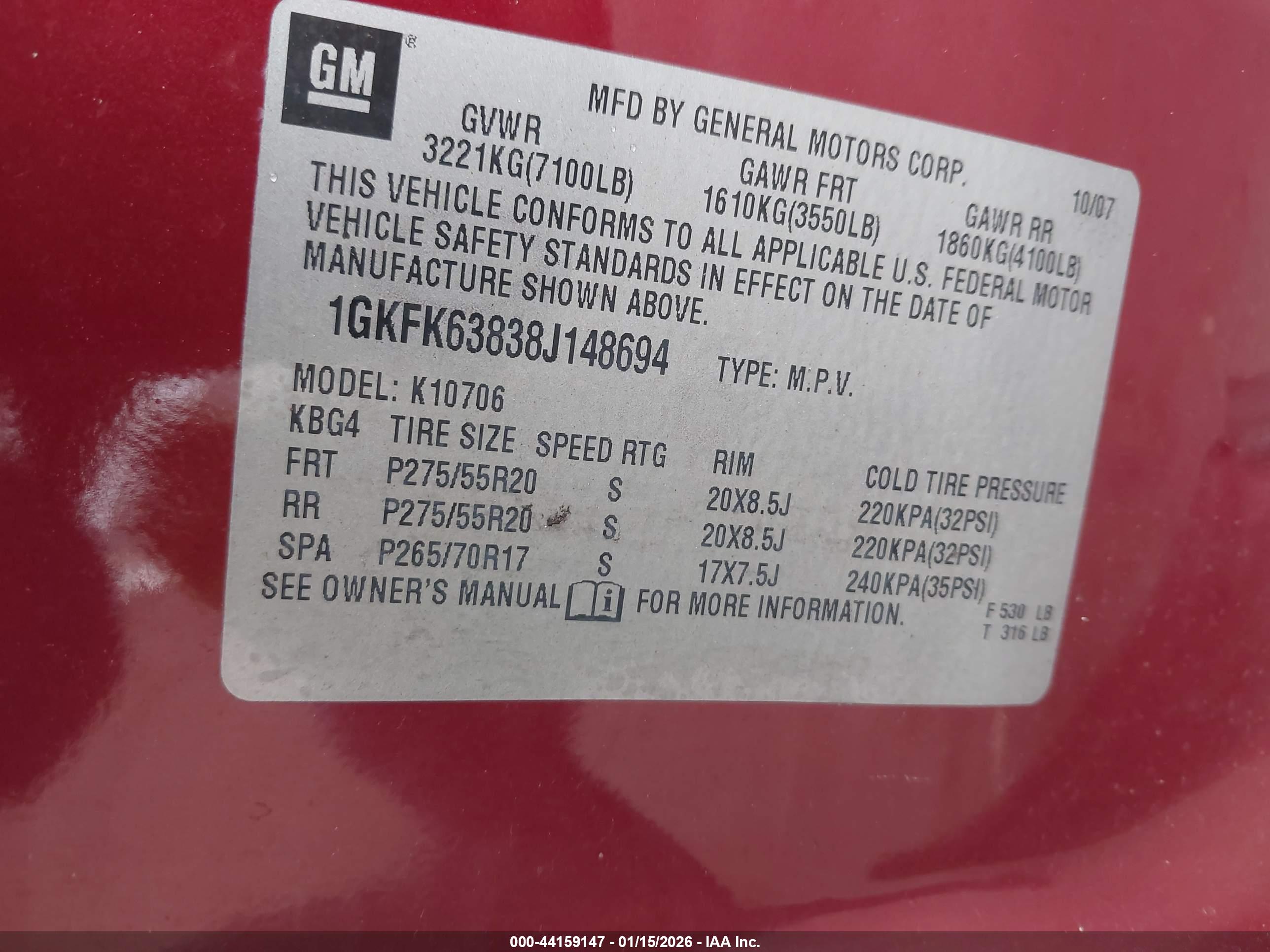 GMC YUKON image 9
