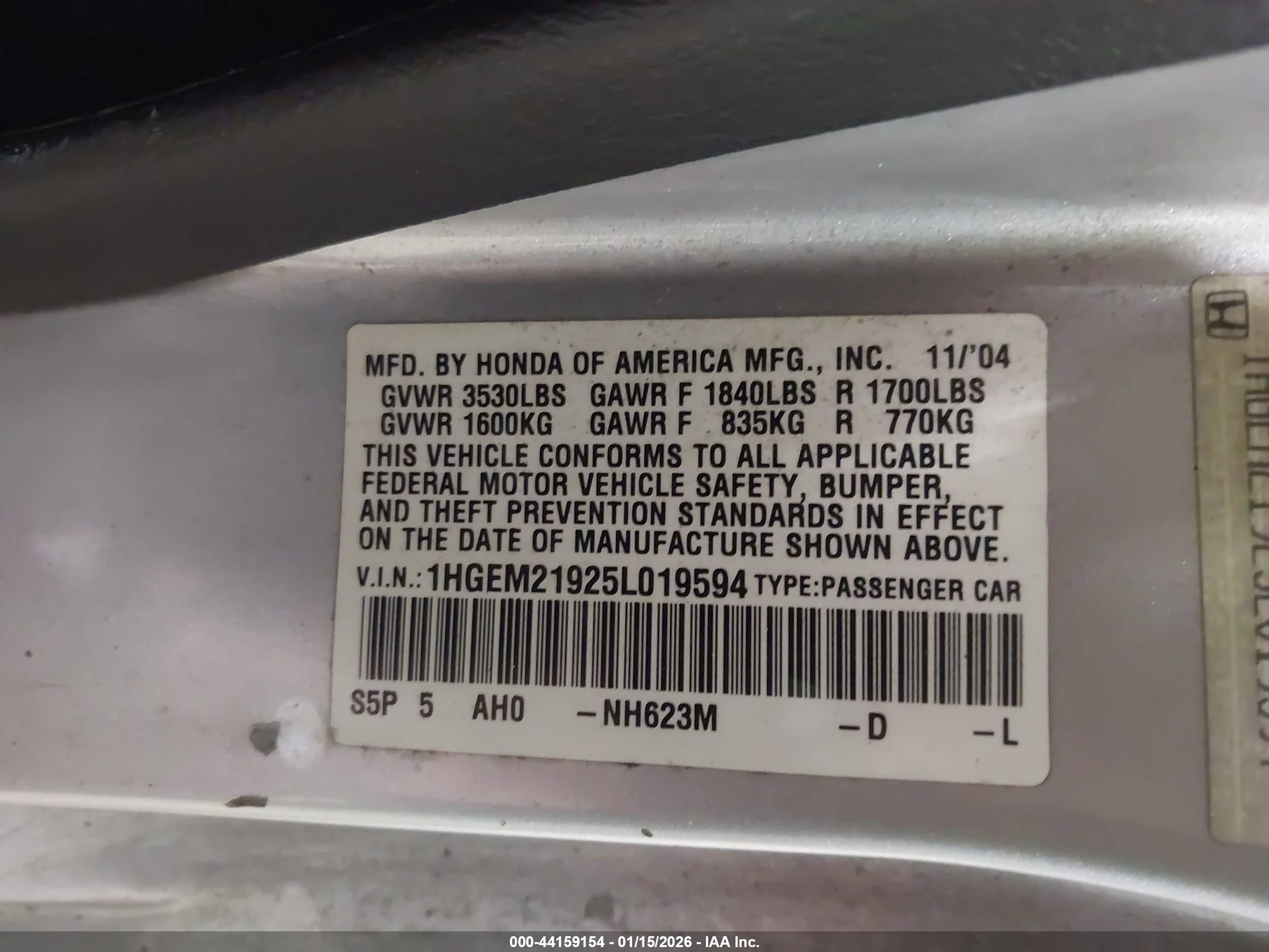 HONDA CIVIC image 9