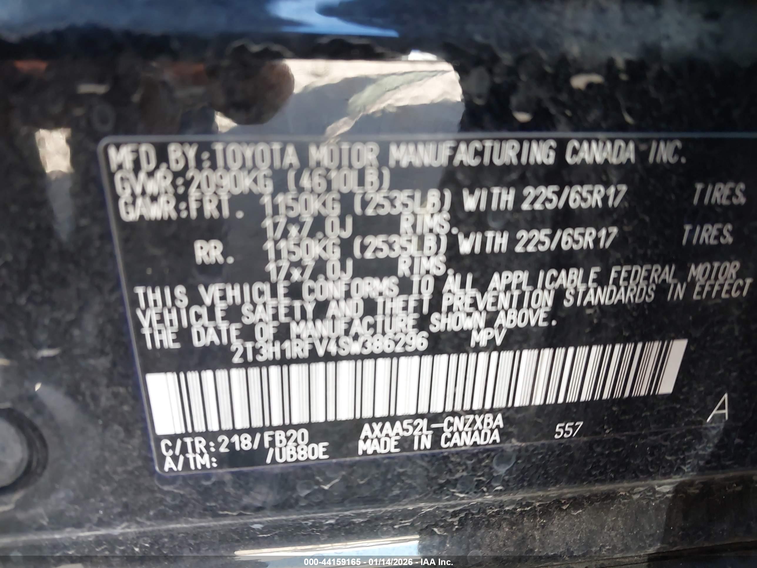 TOYOTA RAV4 image 9