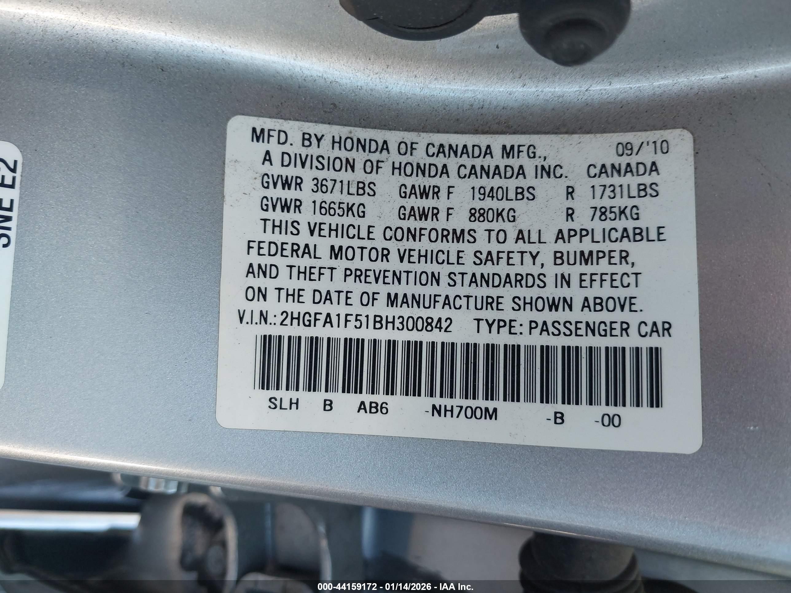 HONDA CIVIC image 9