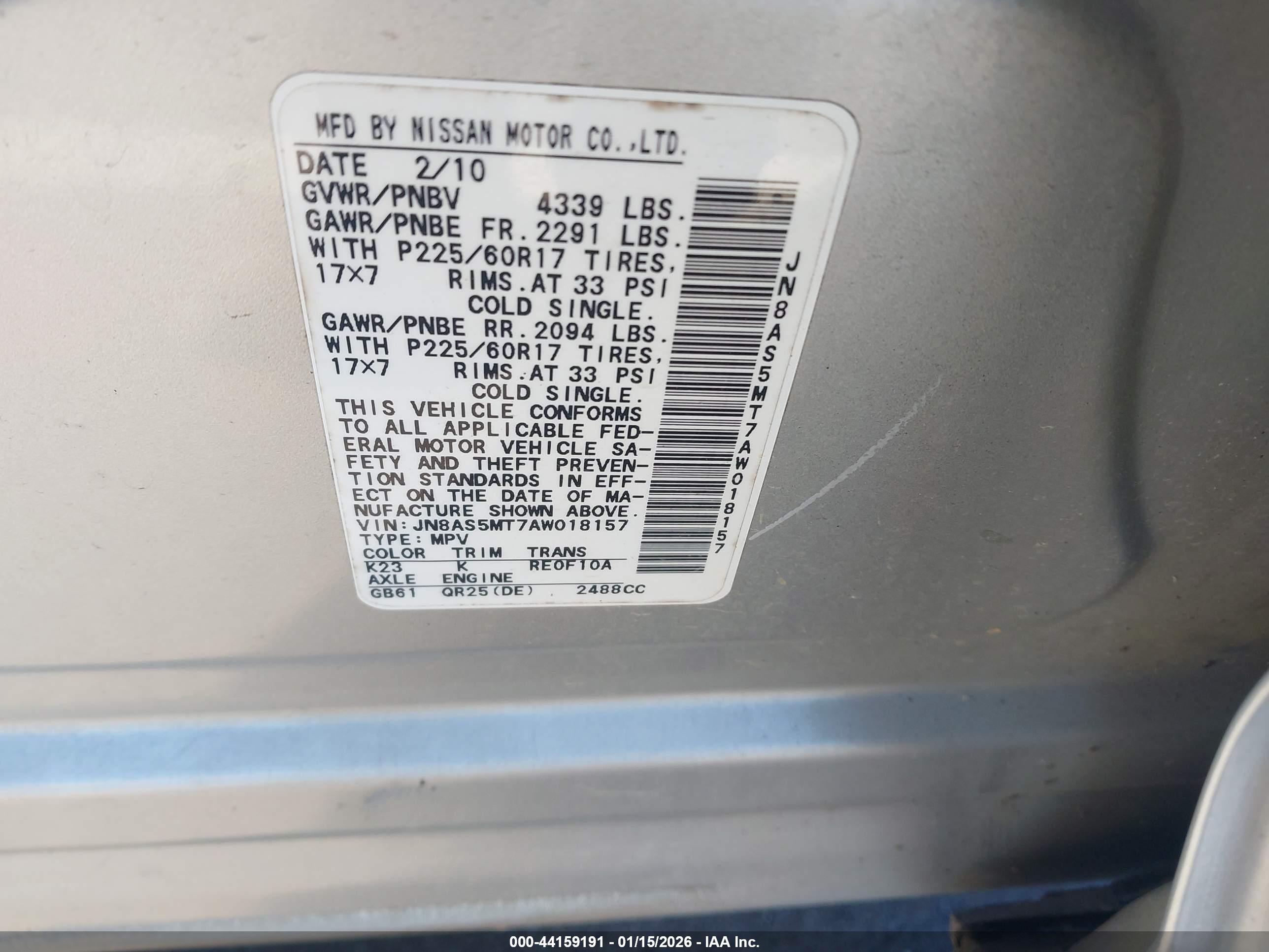 NISSAN ROGUE image 9