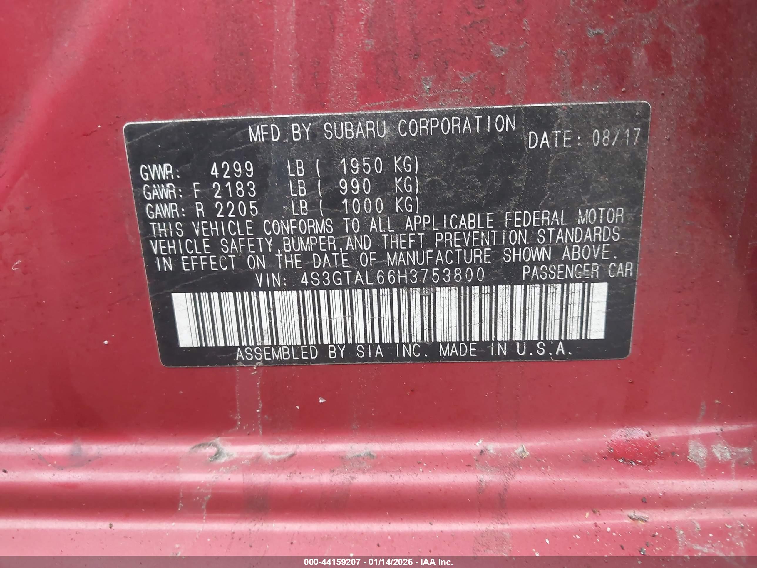 SUBARU IMPREZA image 9