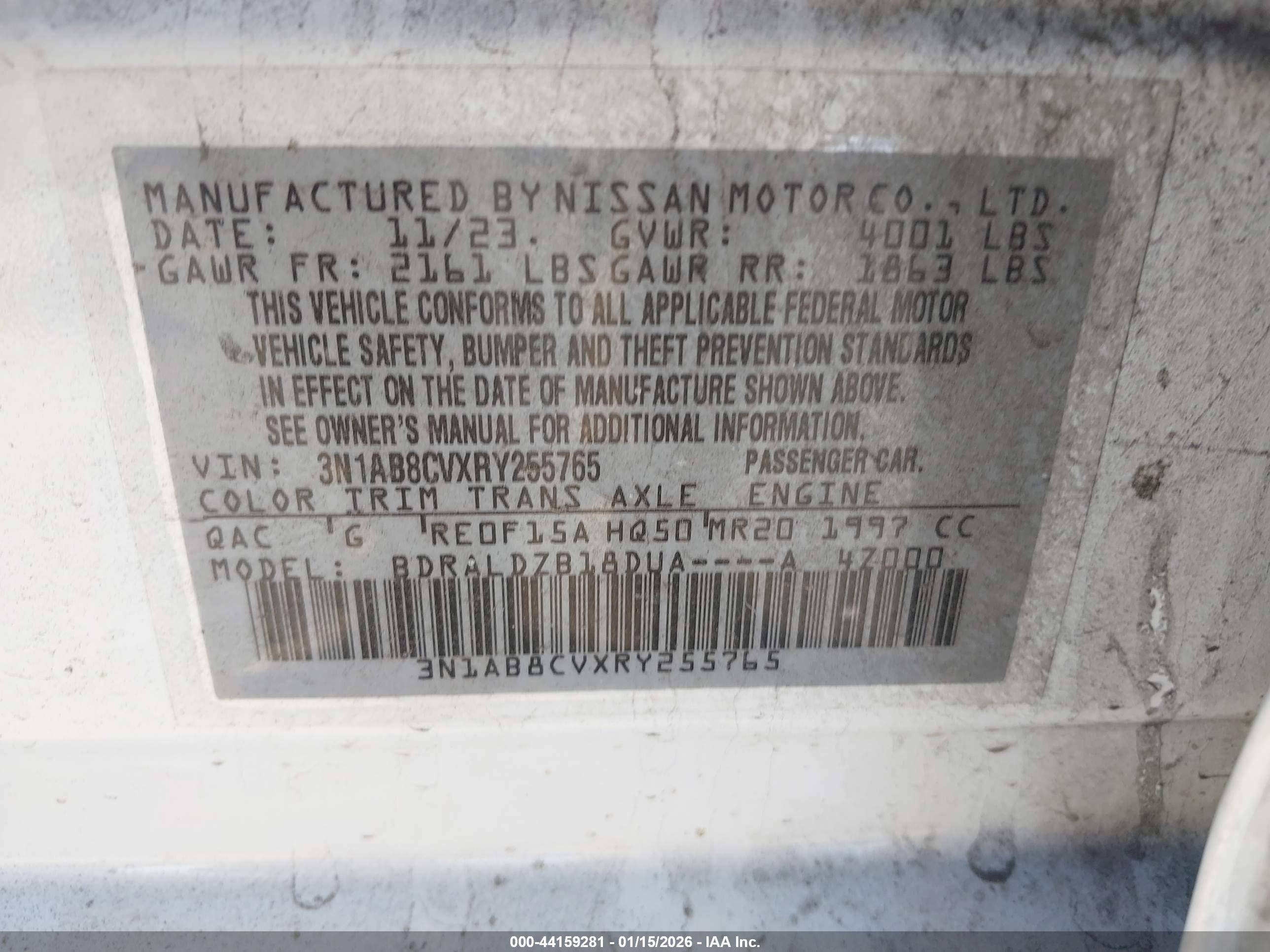 NISSAN SENTRA image 9