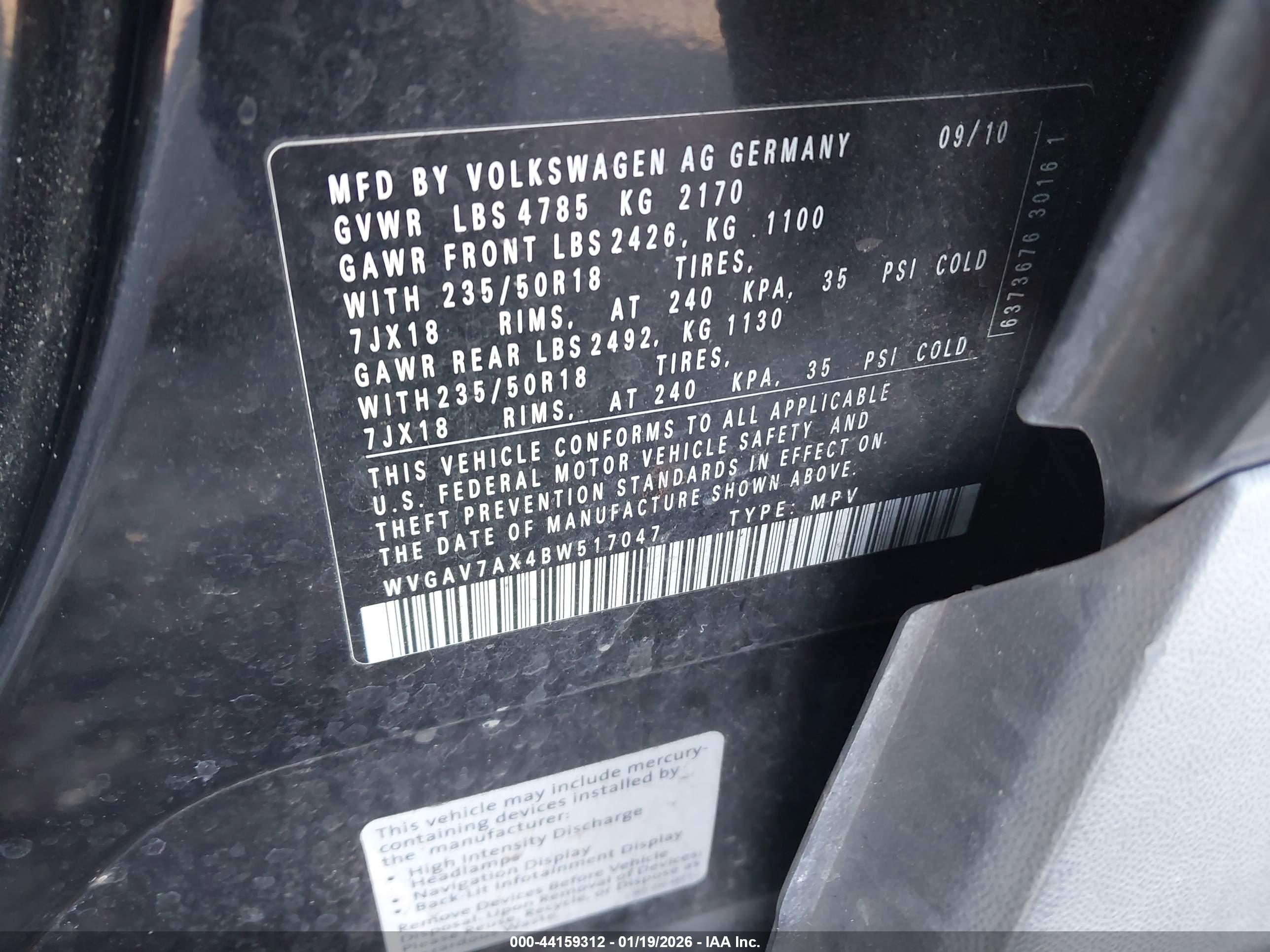 VOLKSWAGEN TIGUAN image 9
