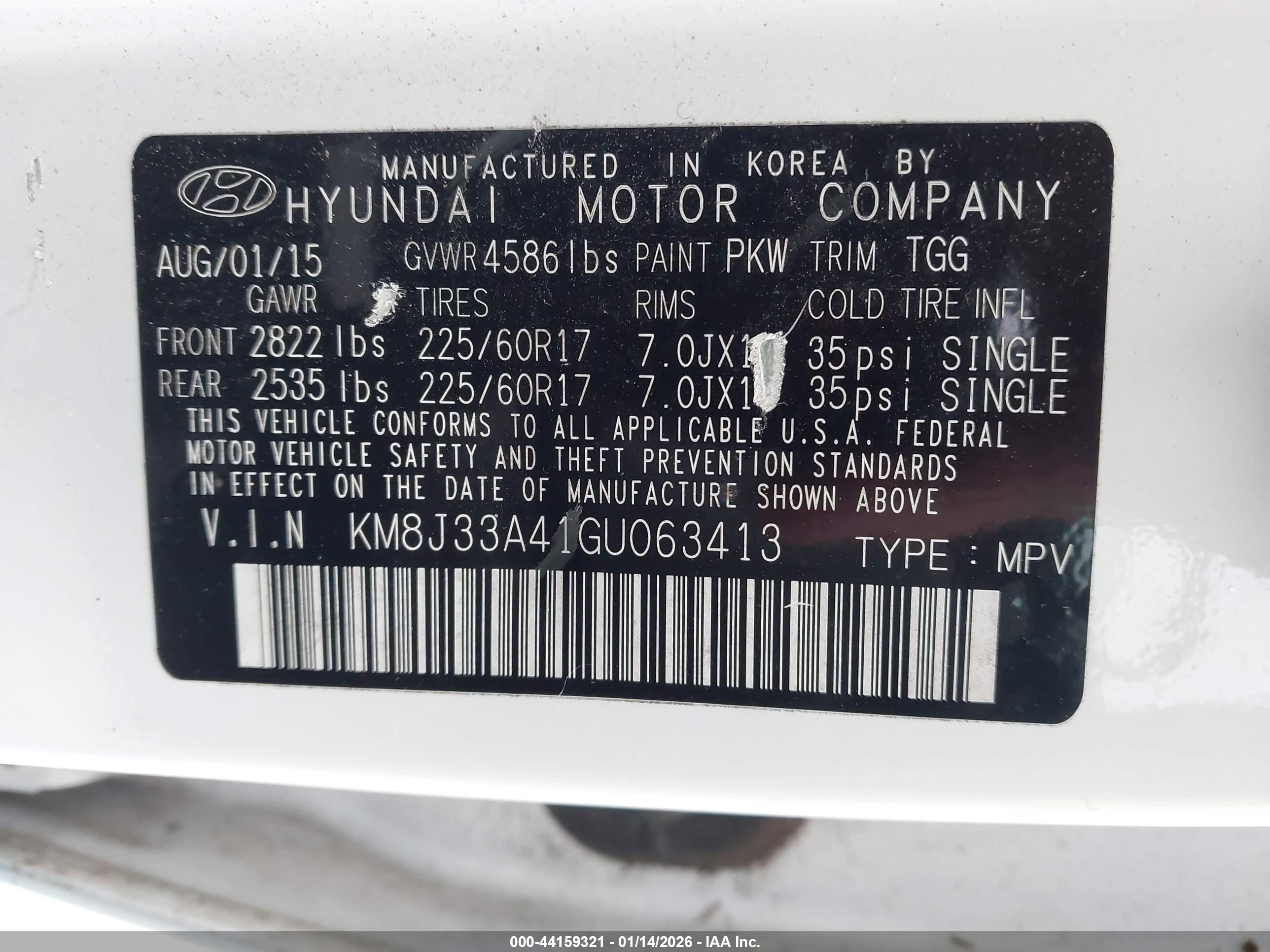 HYUNDAI TUCSON image 9