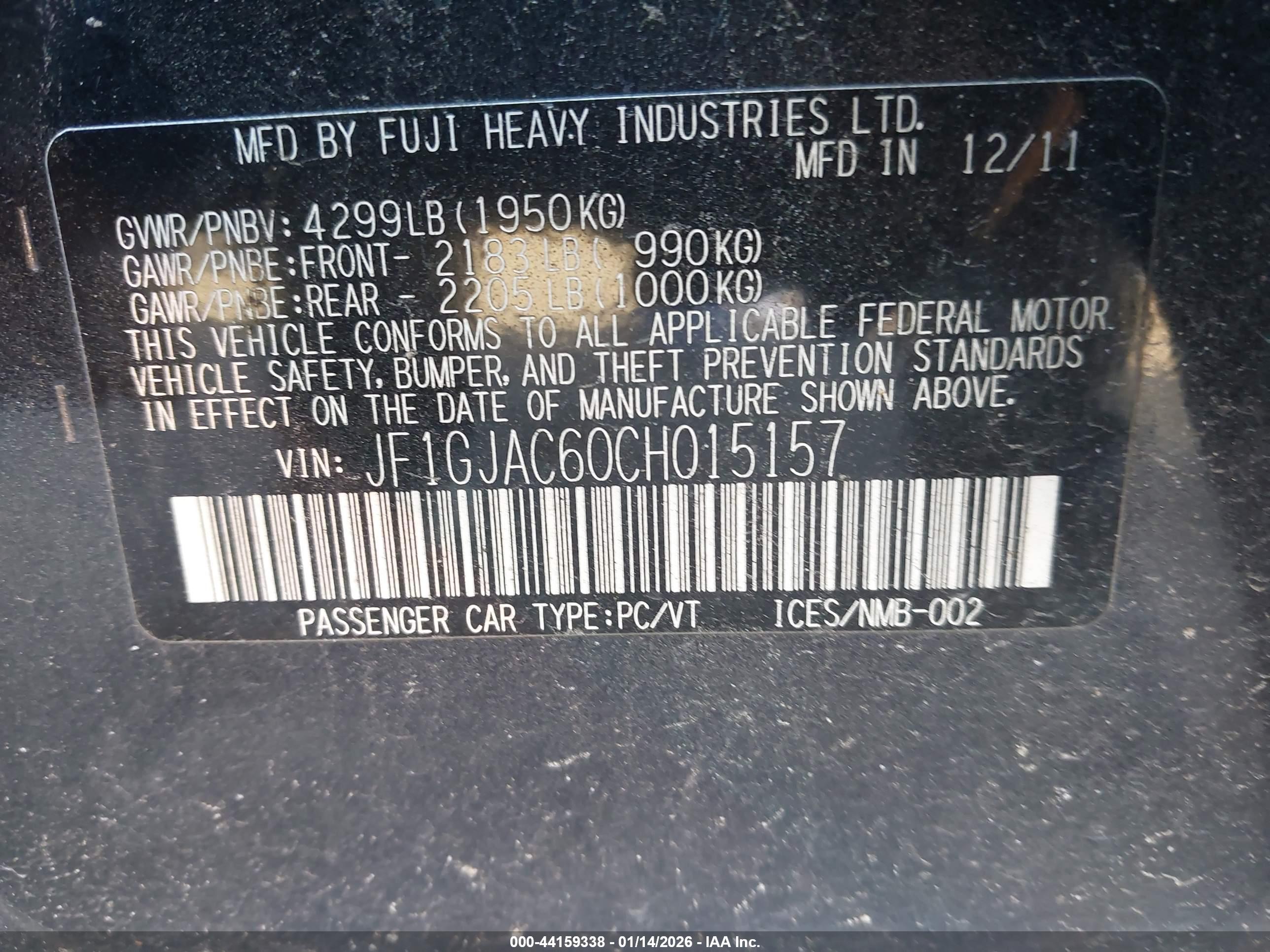 SUBARU IMPREZA image 9