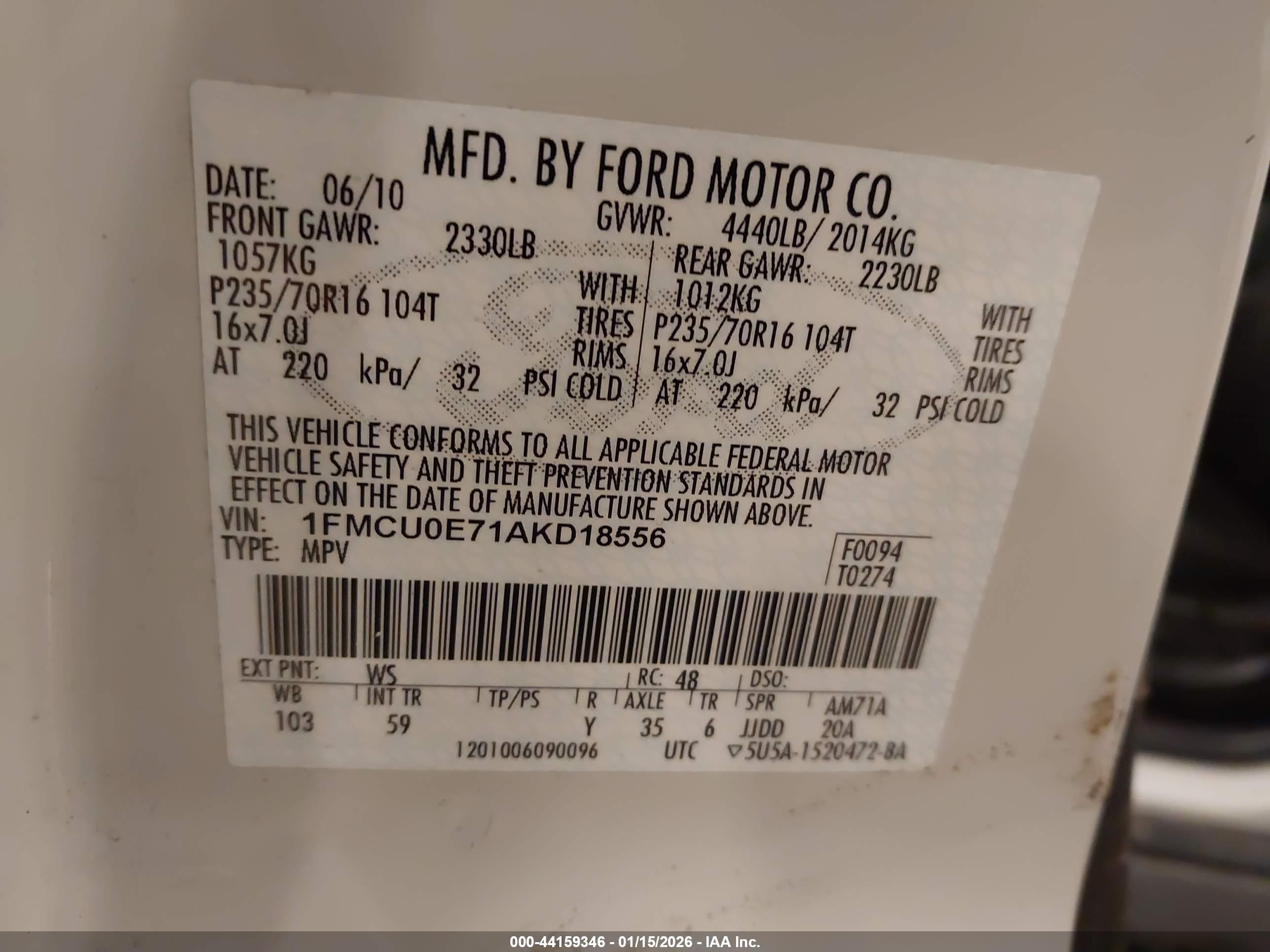 FORD ESCAPE image 9