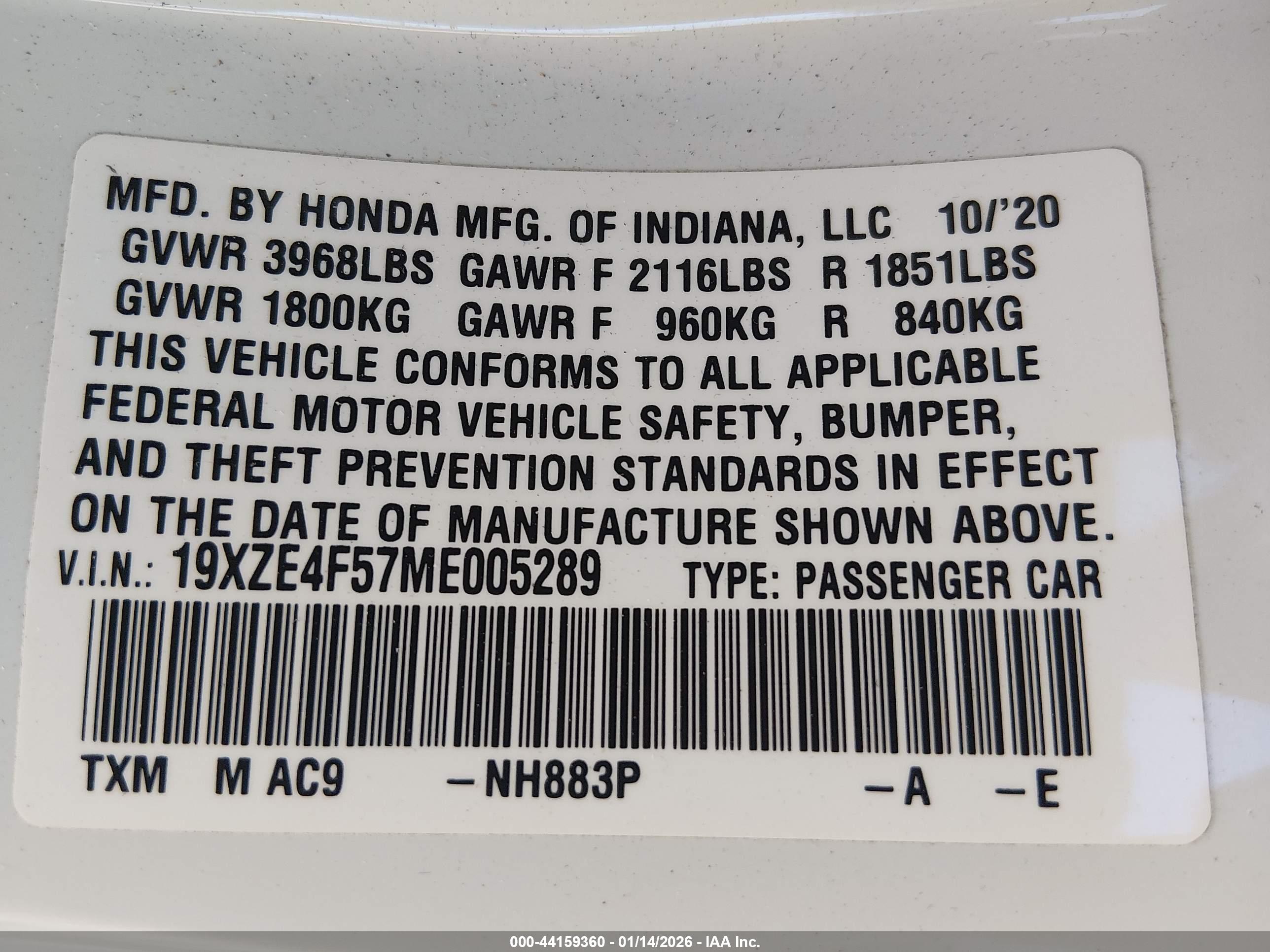 HONDA INSIGHT image 9