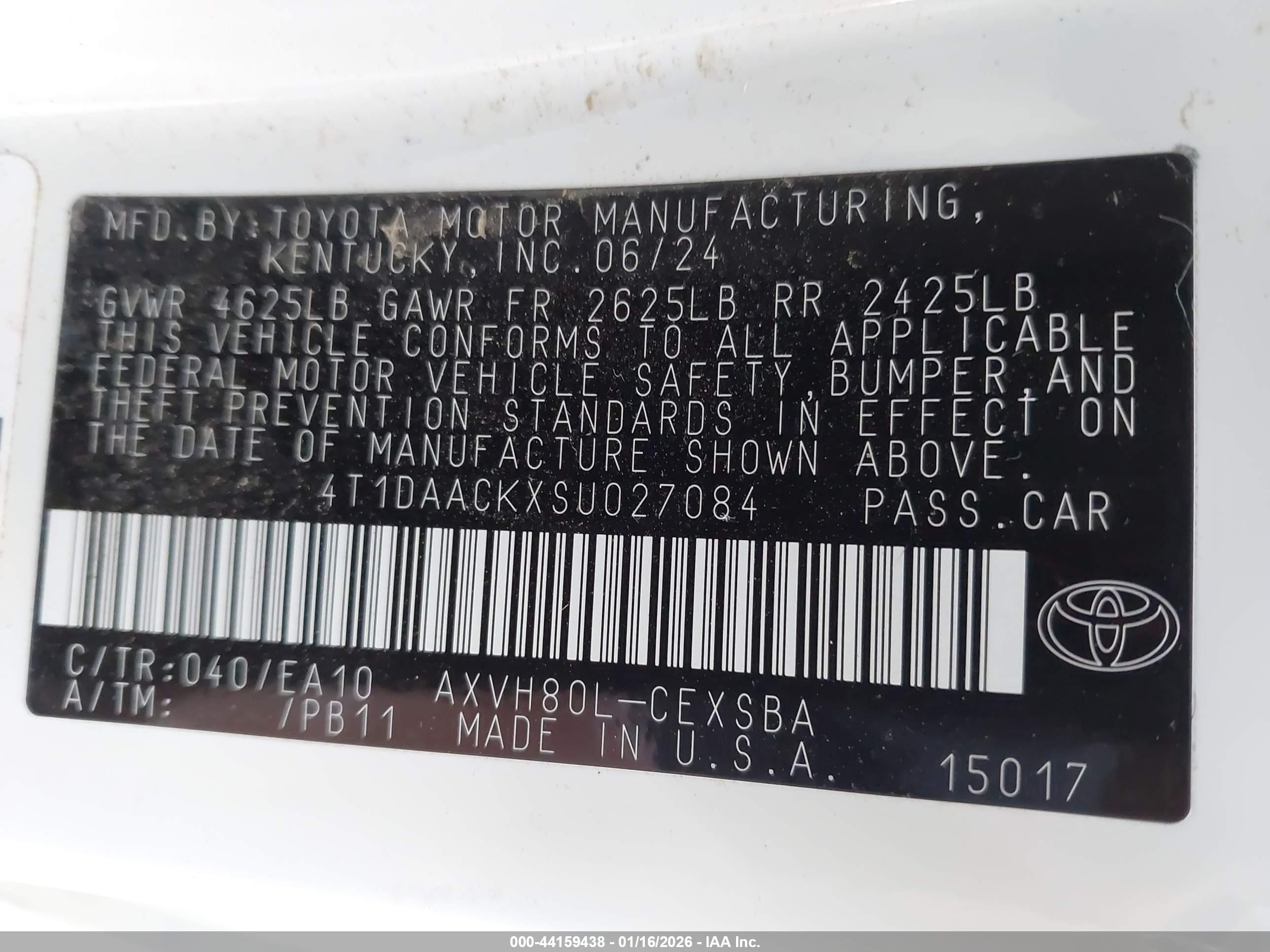 TOYOTA CAMRY image 9