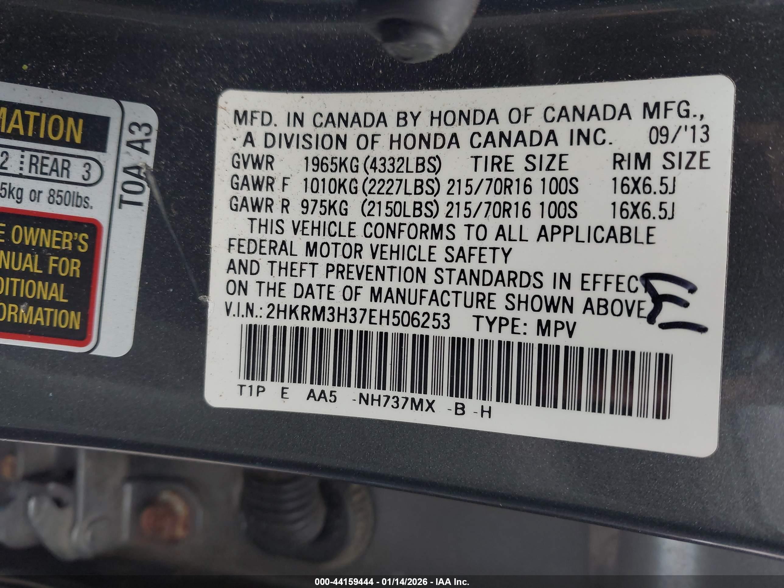 HONDA CR-V image 9
