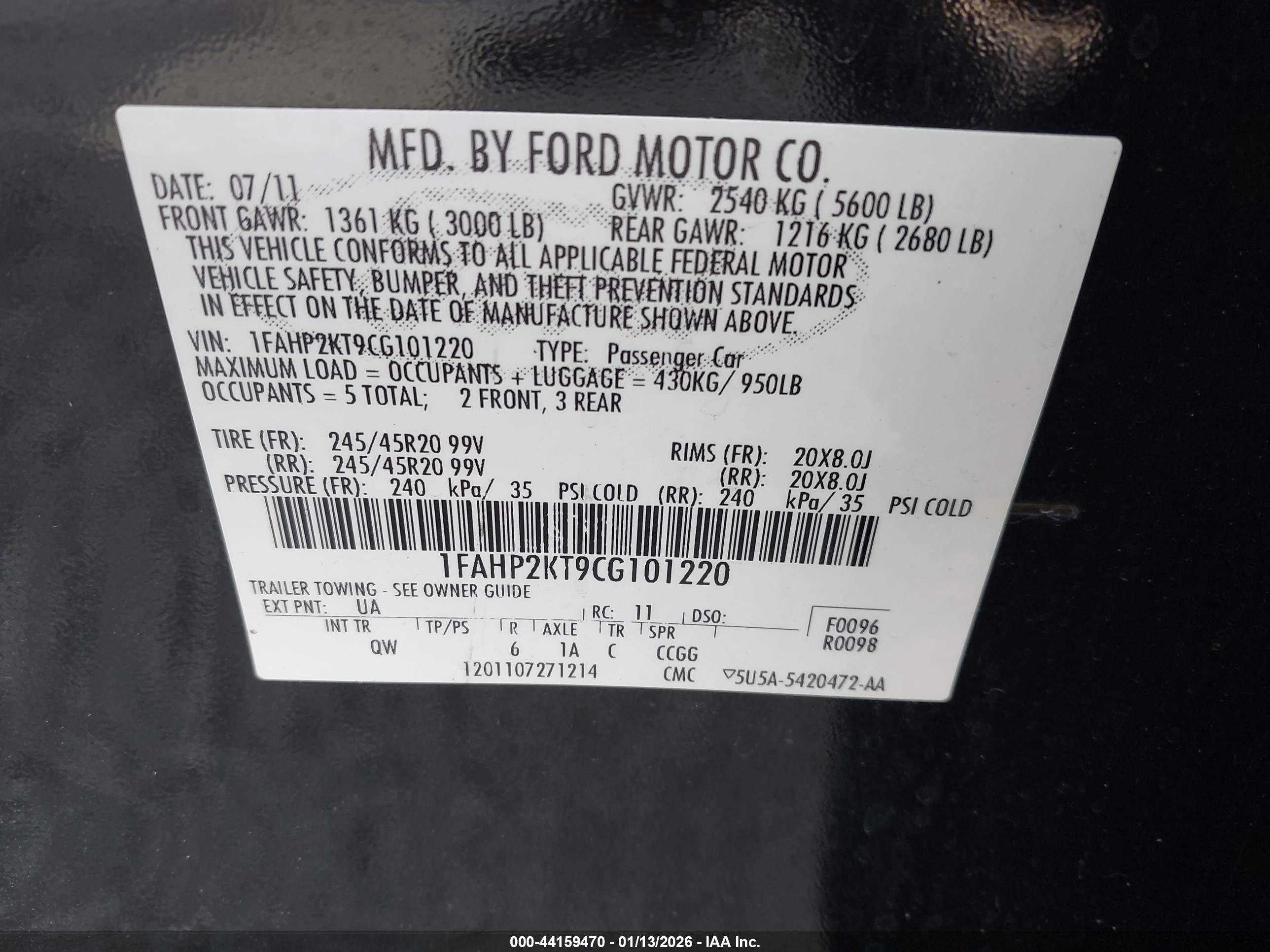FORD TAURUS image 9