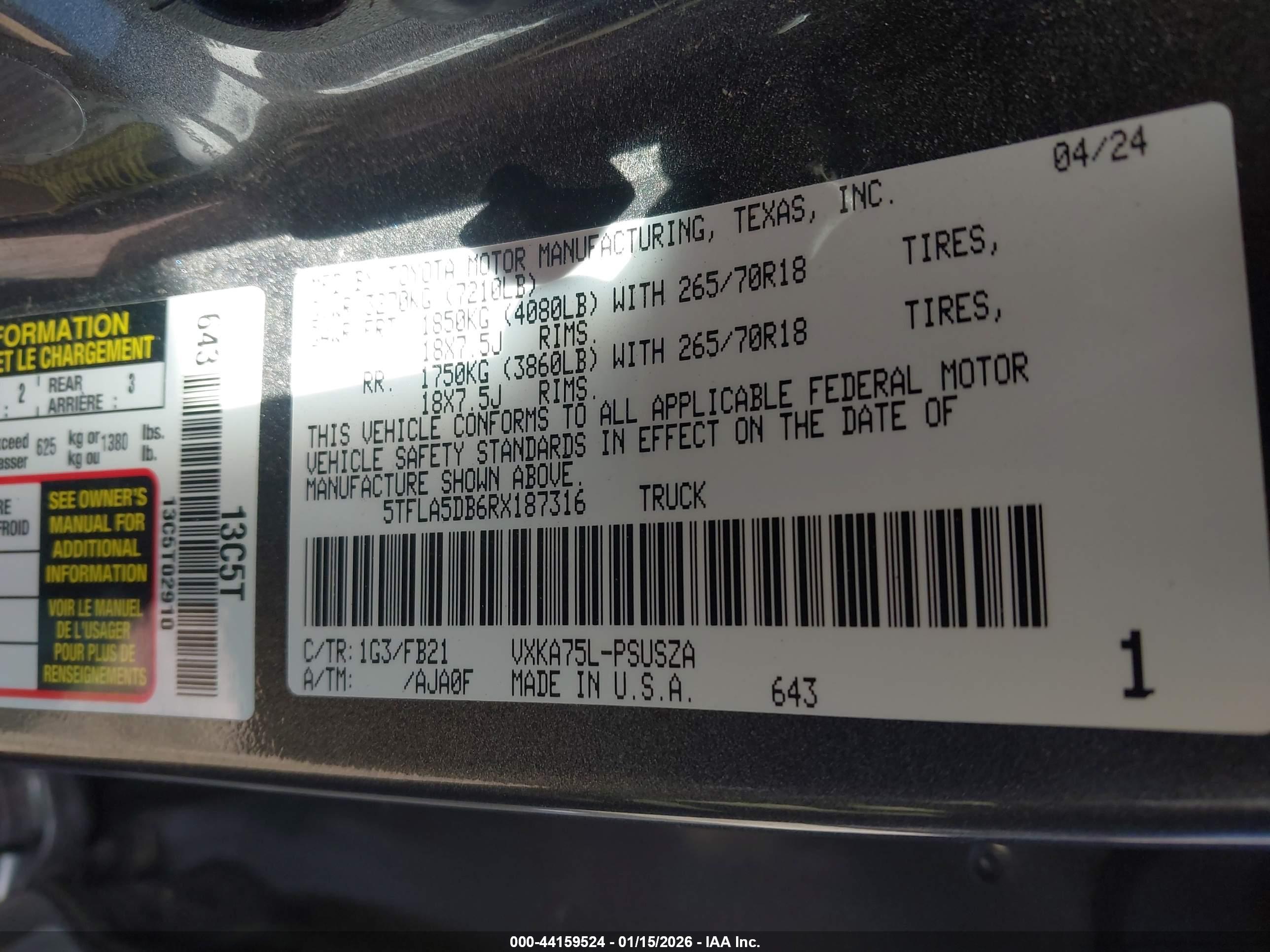TOYOTA TUNDRA image 9