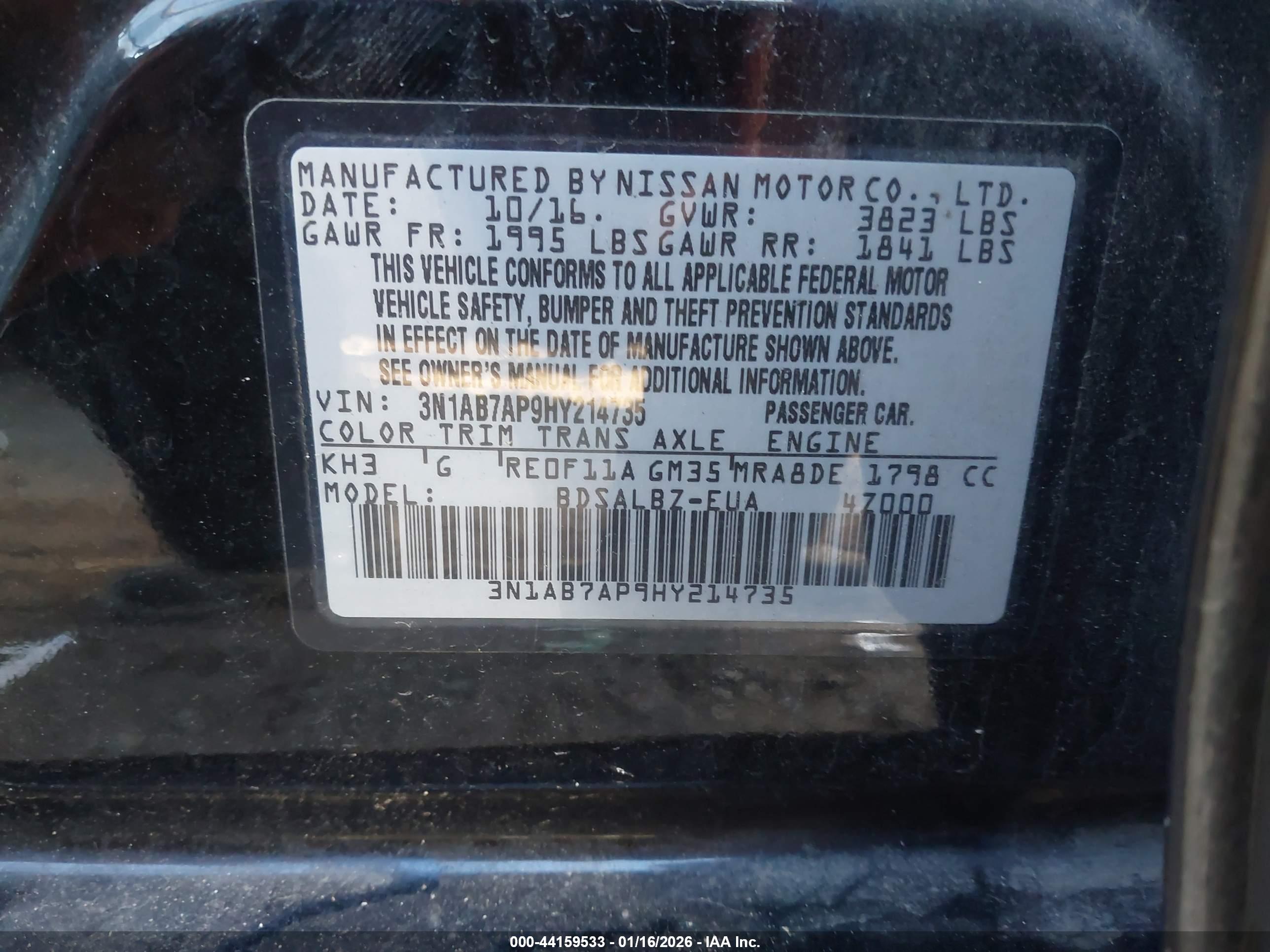 NISSAN SENTRA image 9