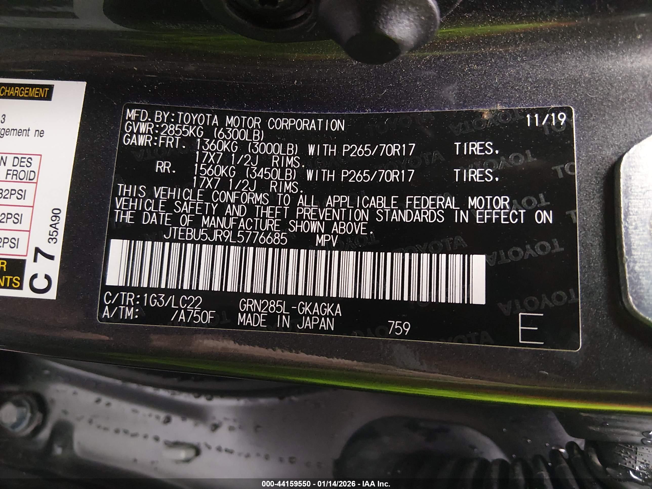 TOYOTA 4RUNNER image 9