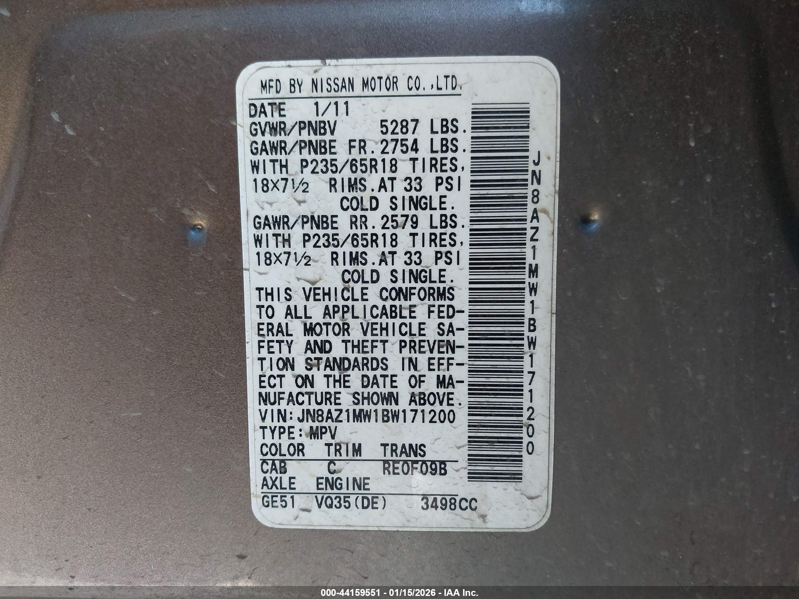 NISSAN MURANO image 9