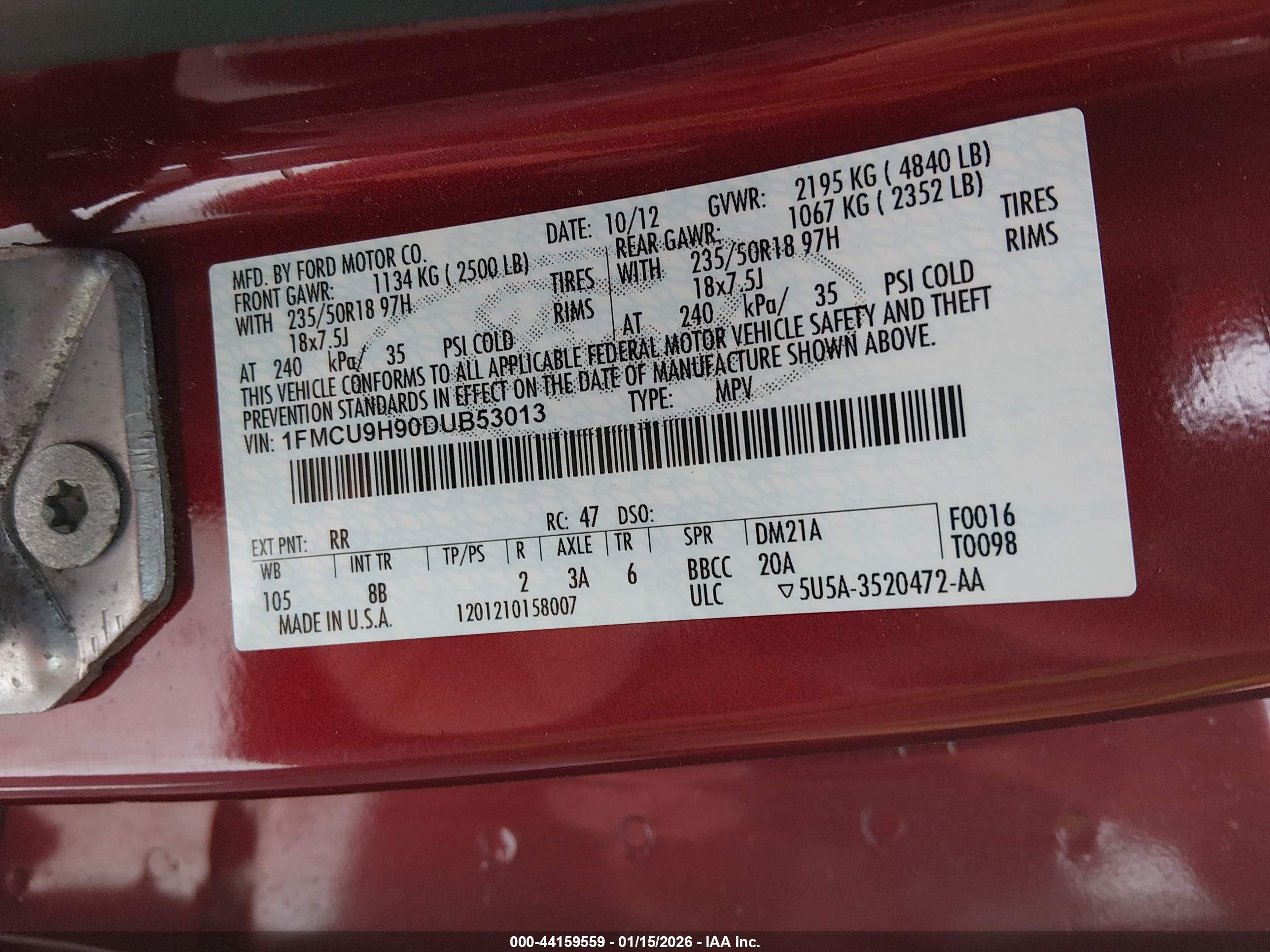 FORD ESCAPE image 9