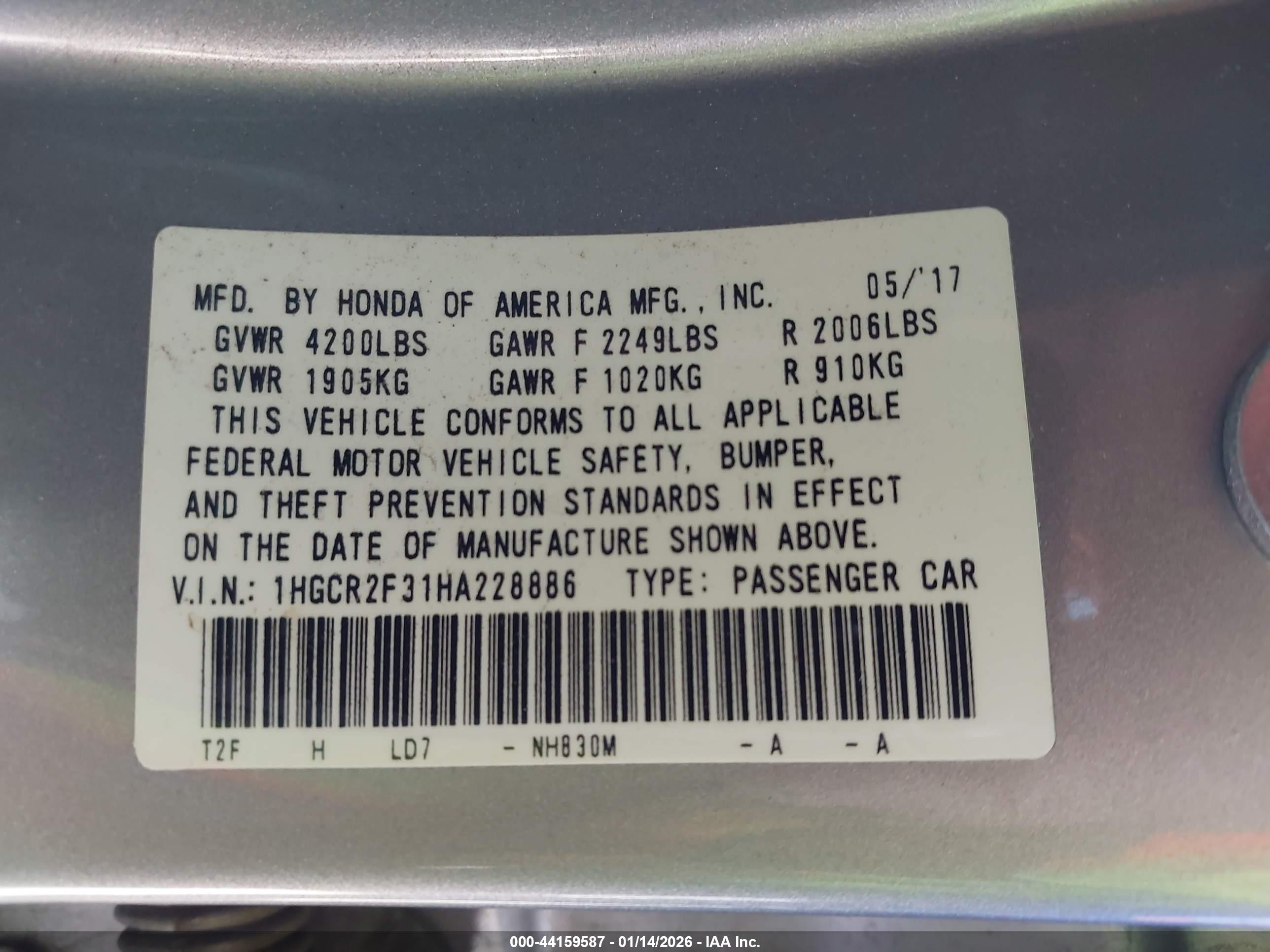 HONDA ACCORD image 9