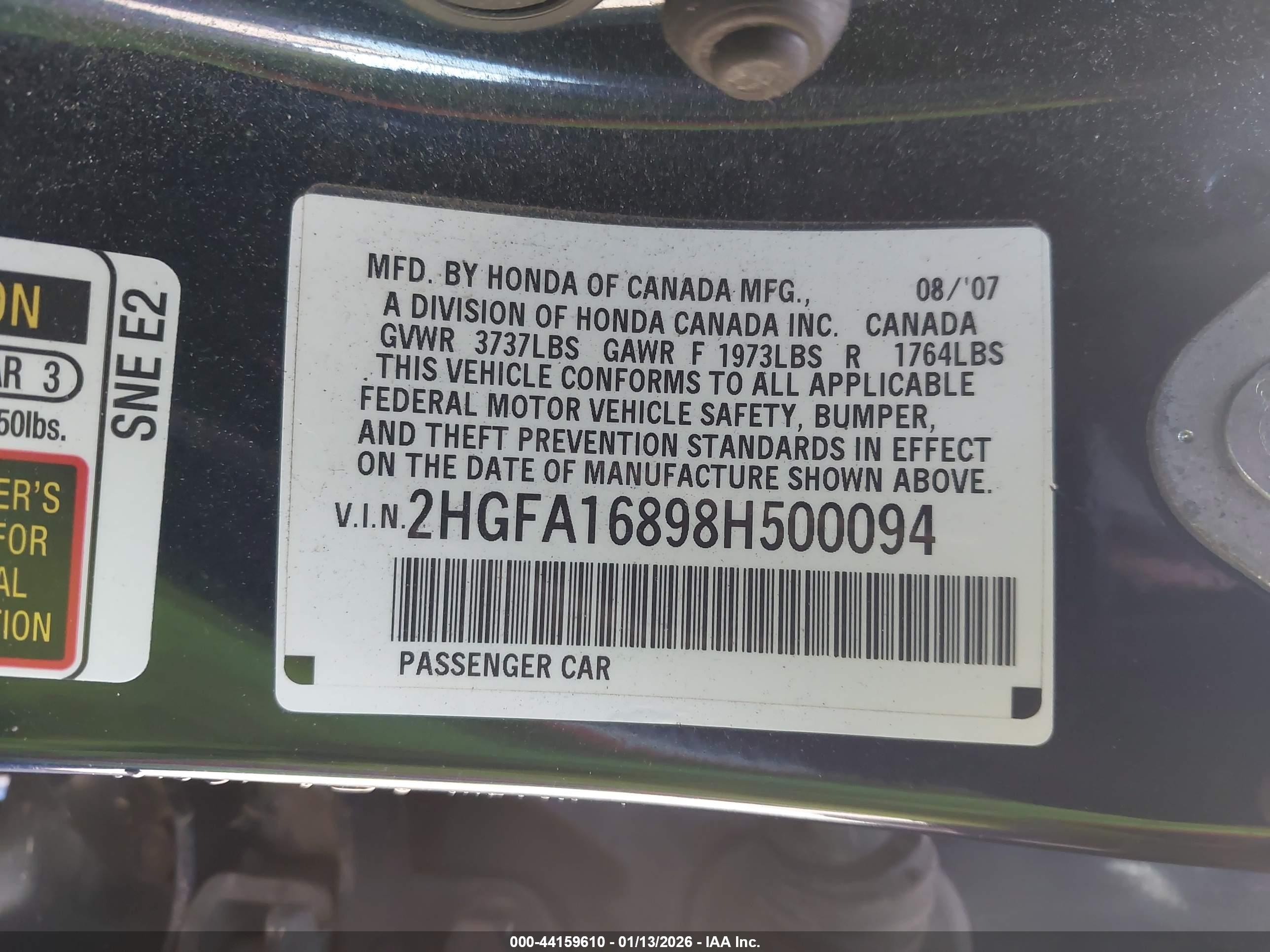 HONDA CIVIC image 9