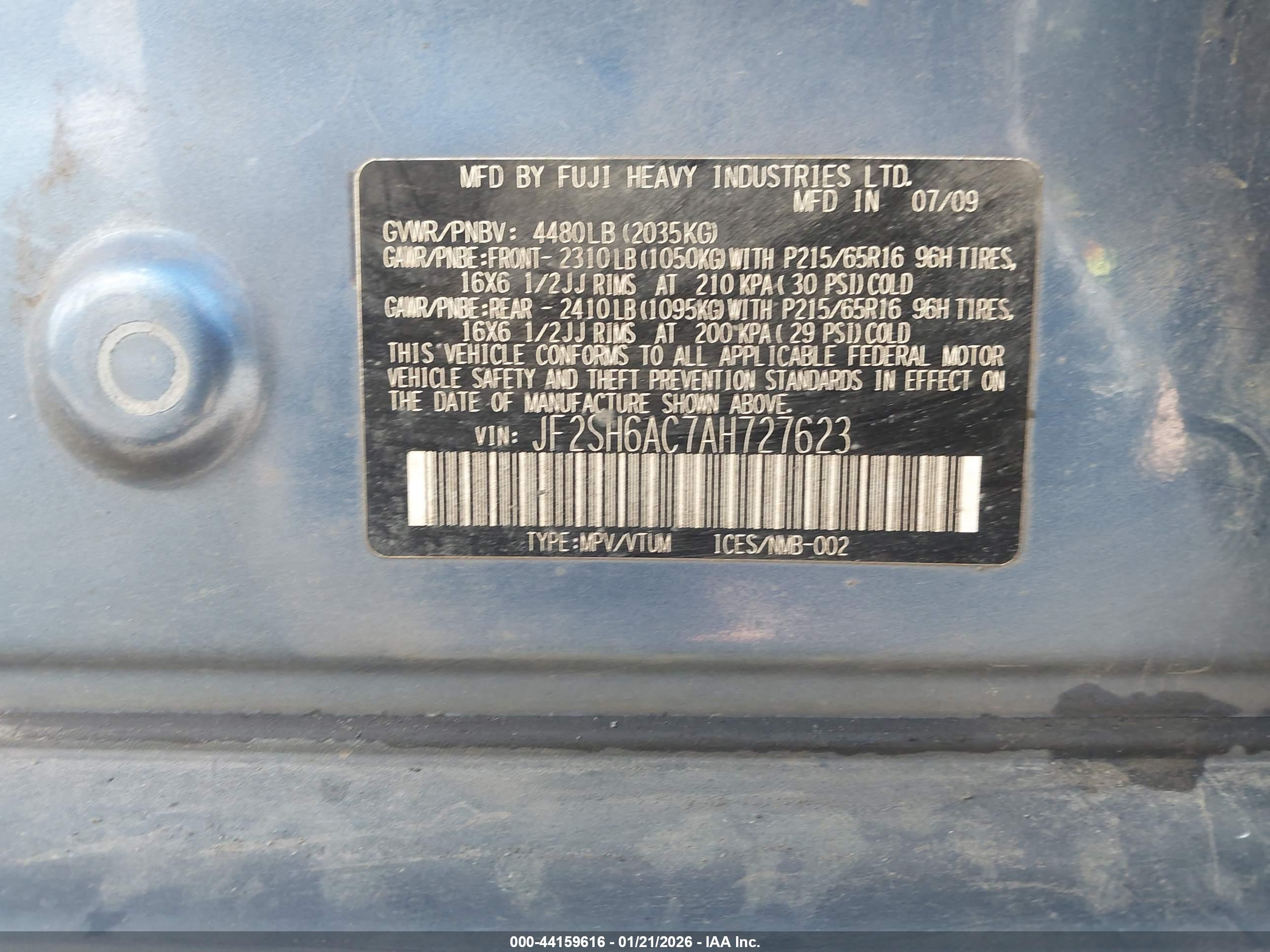 SUBARU FORESTER image 9