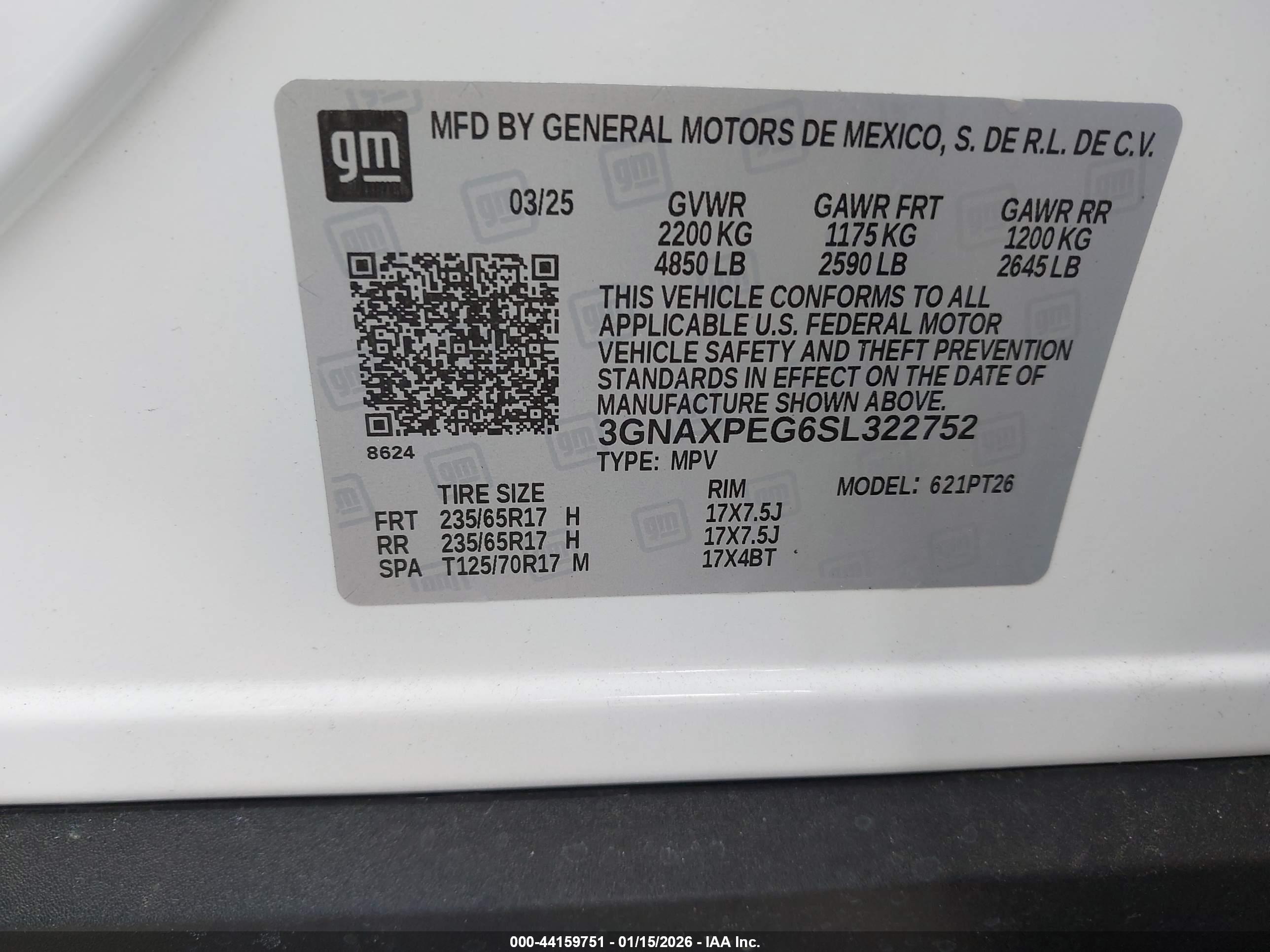 CHEVROLET EQUINOX image 9