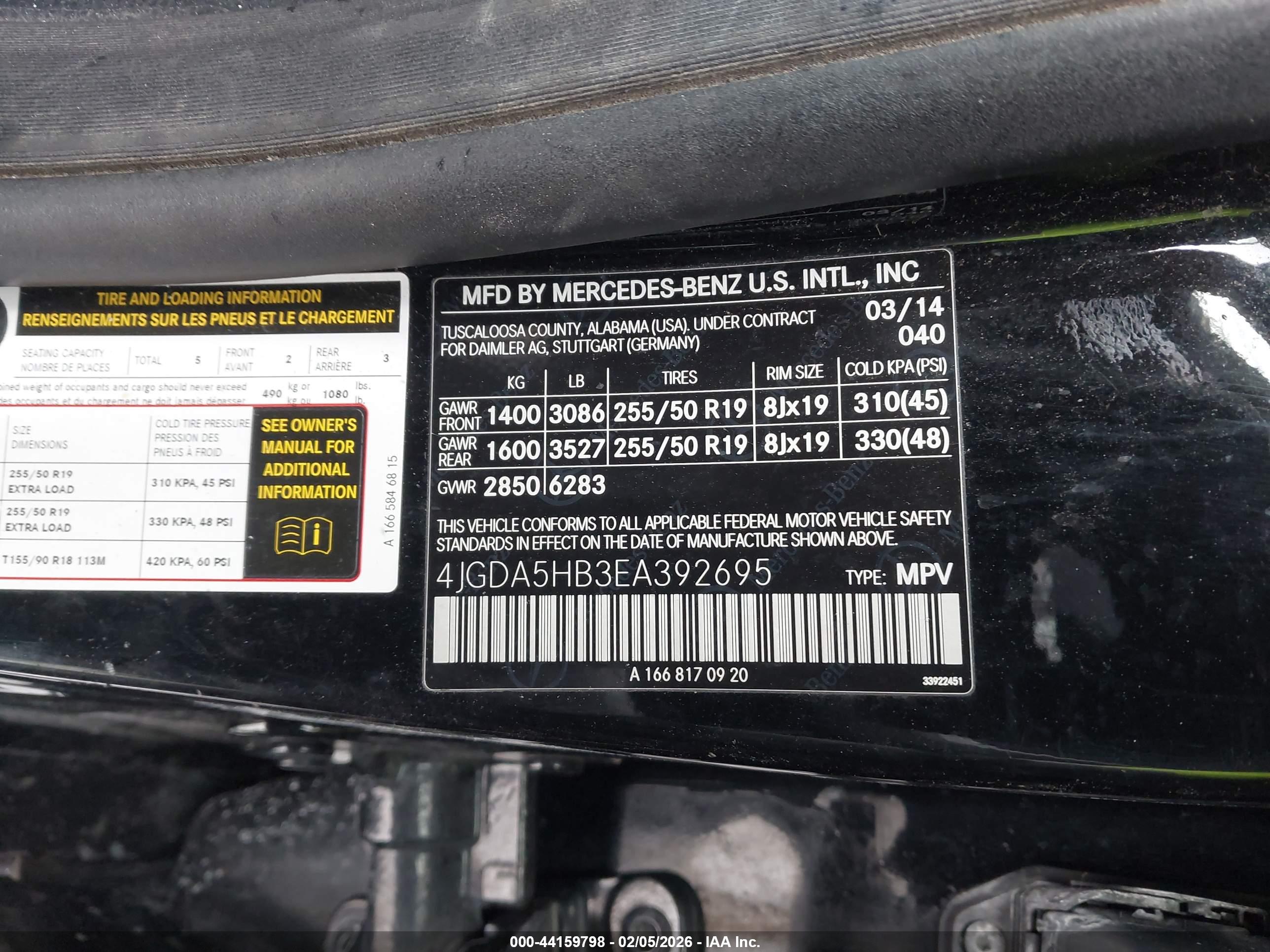 MERCEDES-BENZ ML image 9