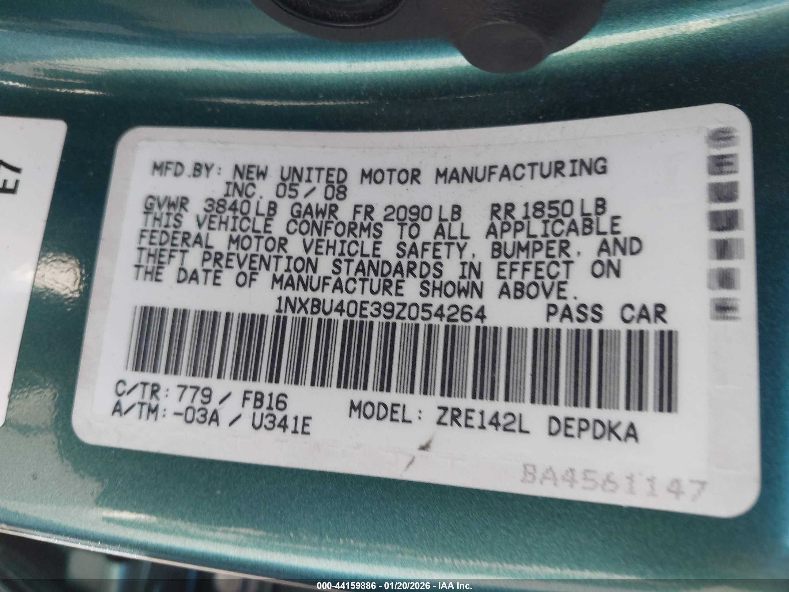 TOYOTA COROLLA image 9