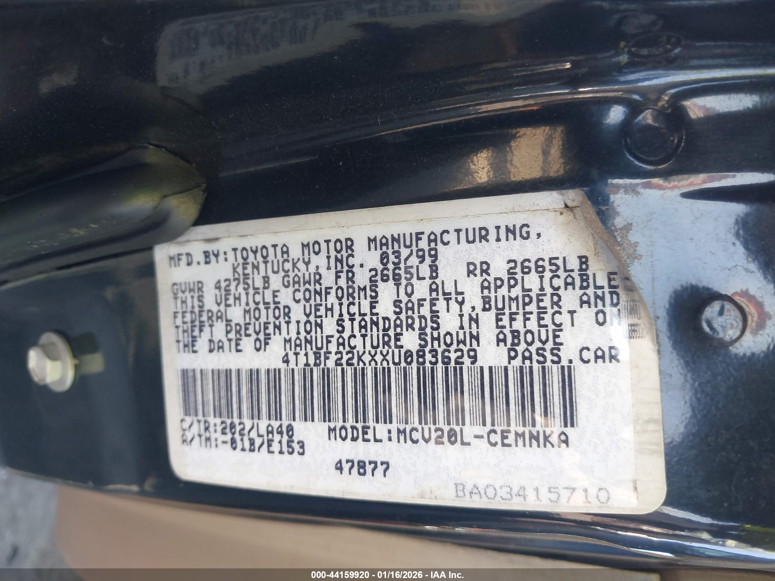 TOYOTA CAMRY image 9