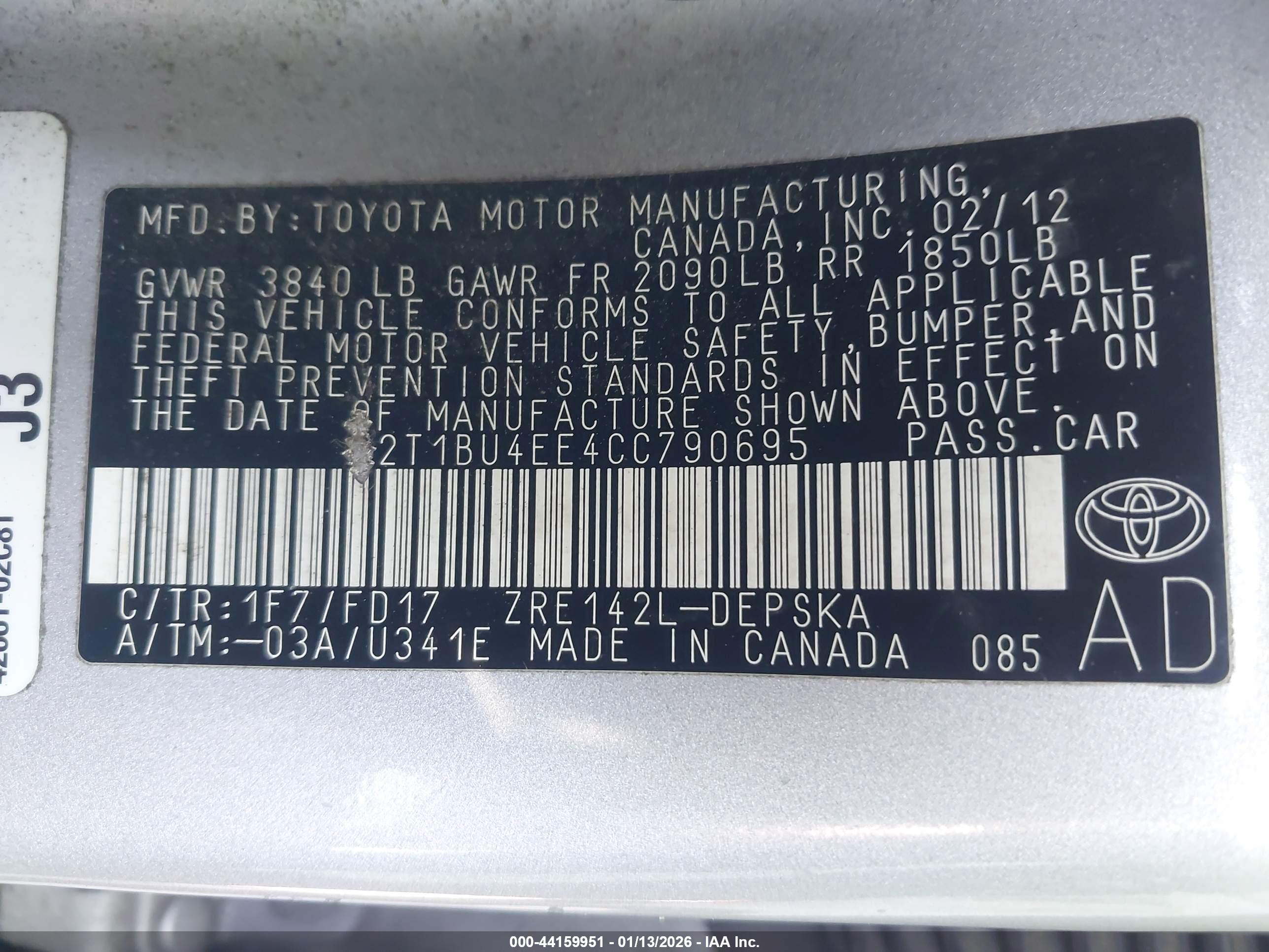 TOYOTA COROLLA image 9
