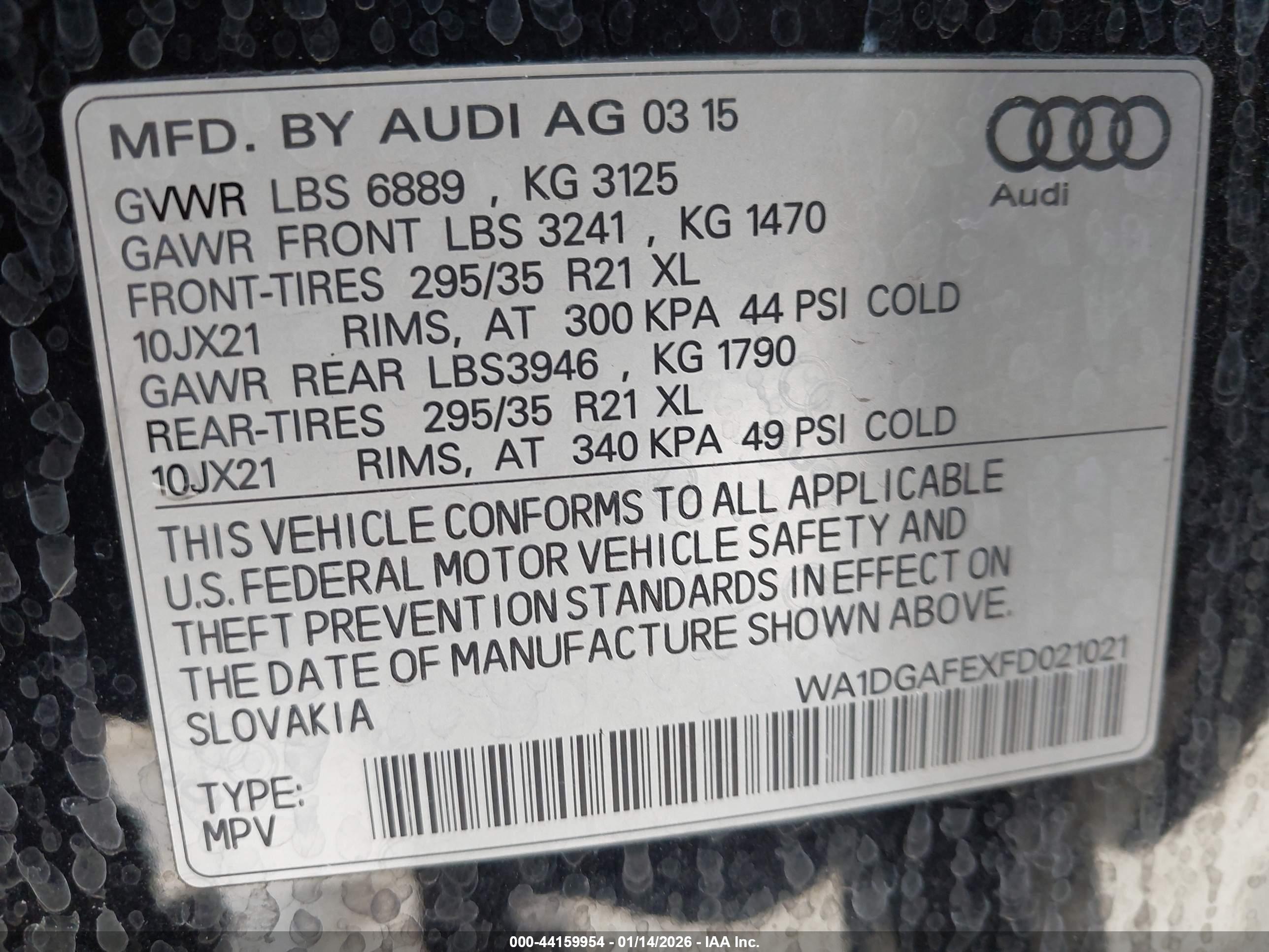AUDI Q7 image 9