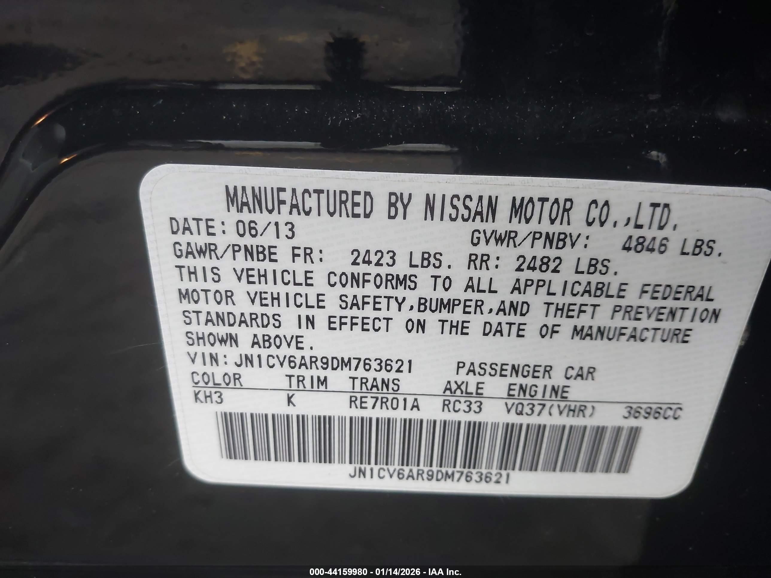 INFINITI G37X image 9