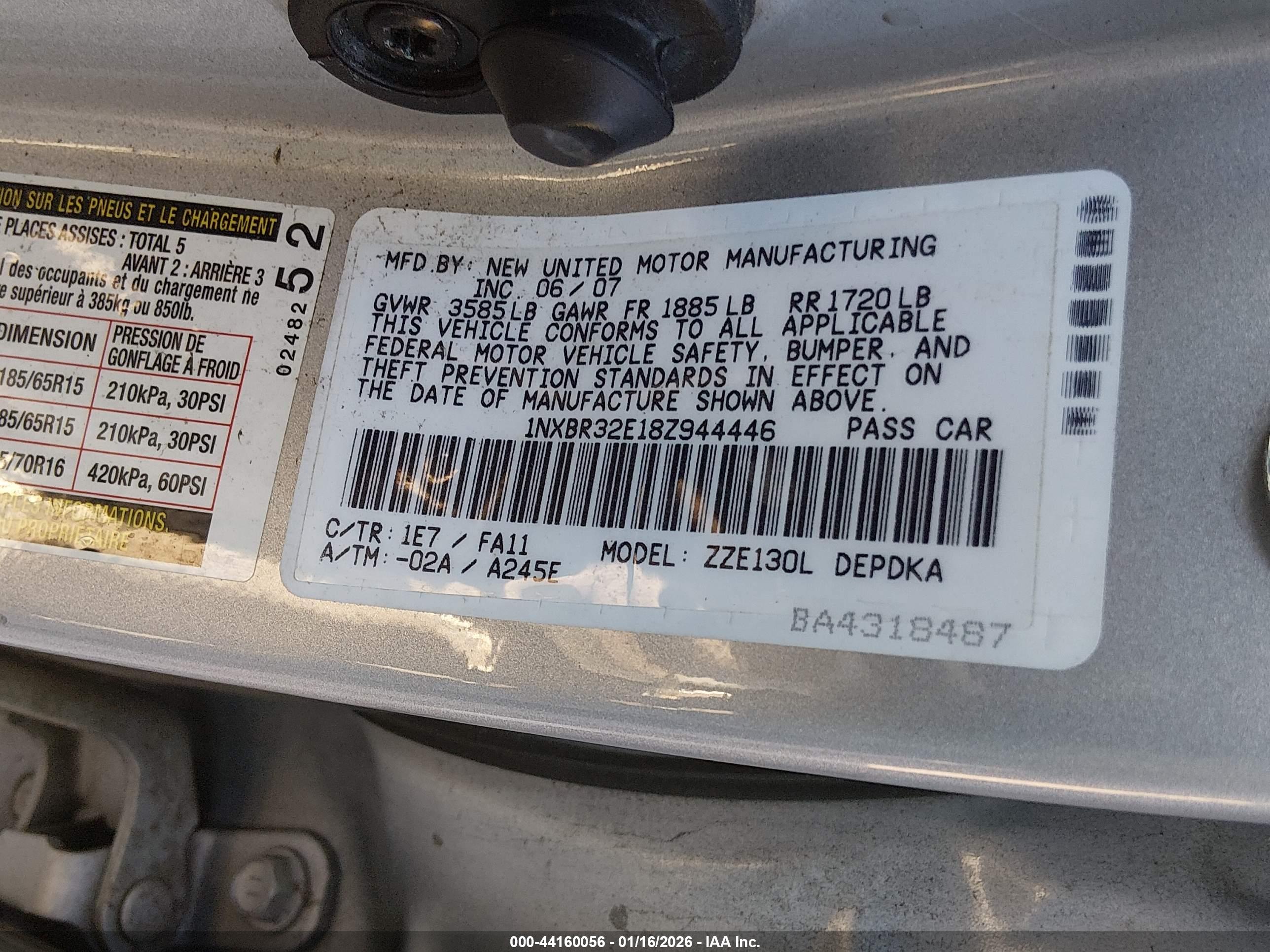 TOYOTA COROLLA image 9