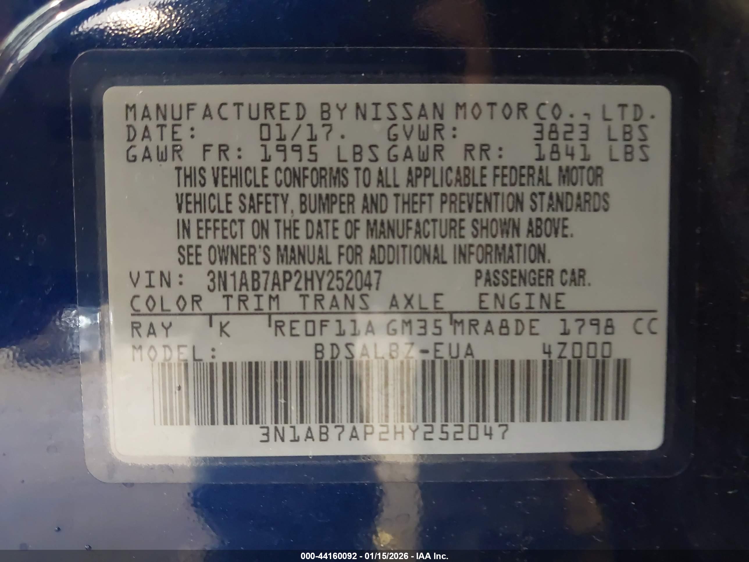 NISSAN SENTRA image 9