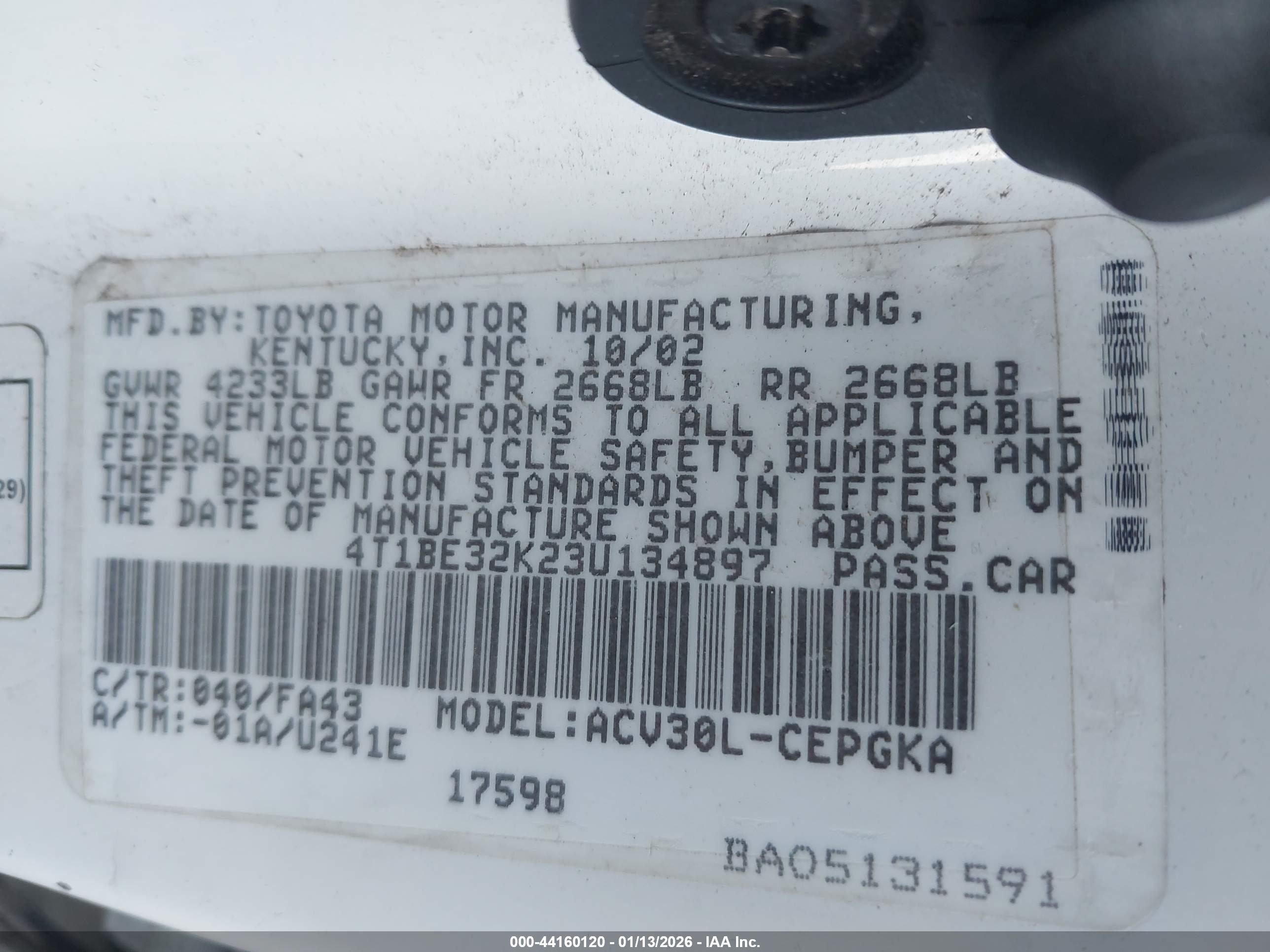 TOYOTA CAMRY image 9