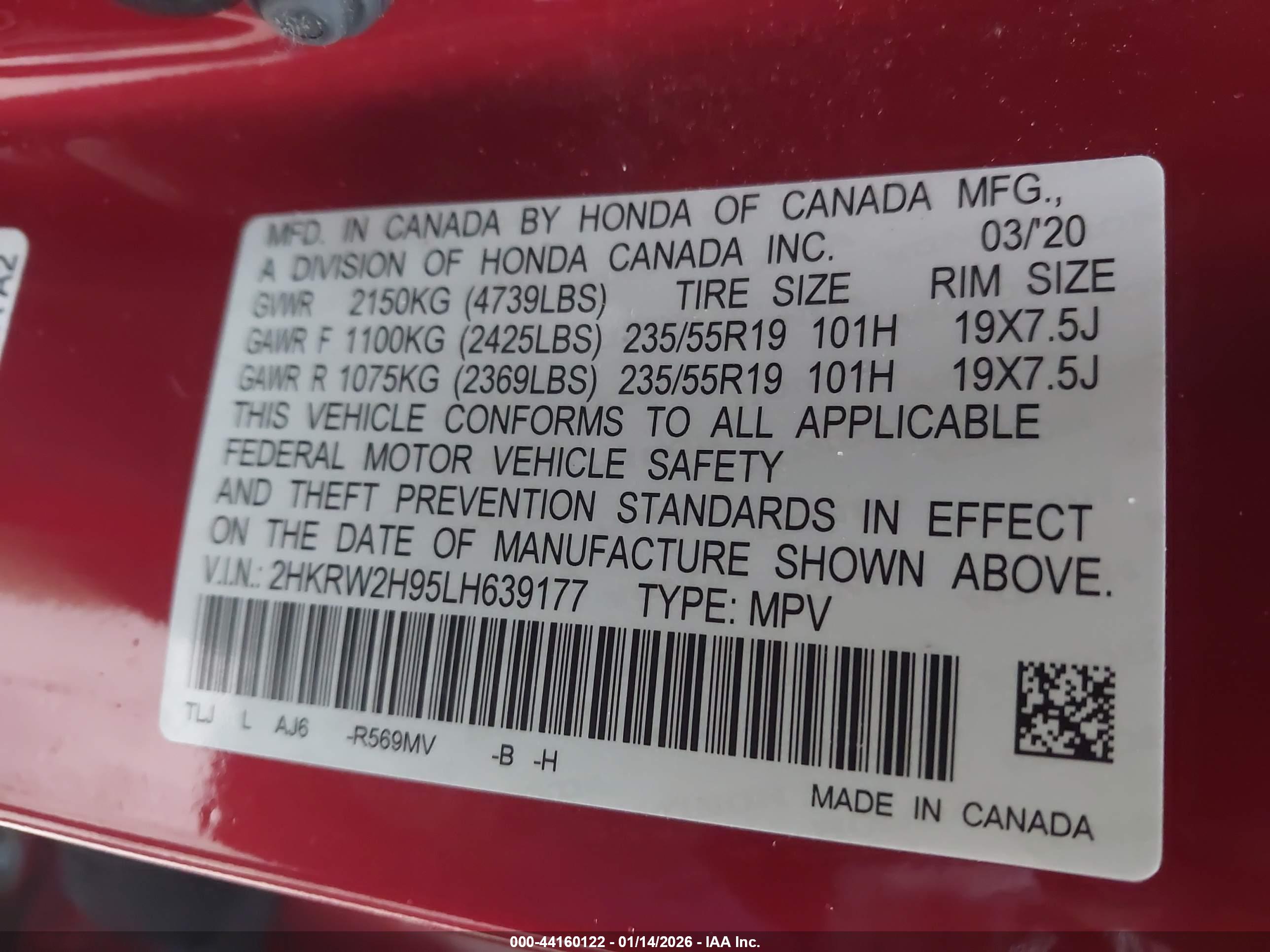 HONDA CR-V image 9