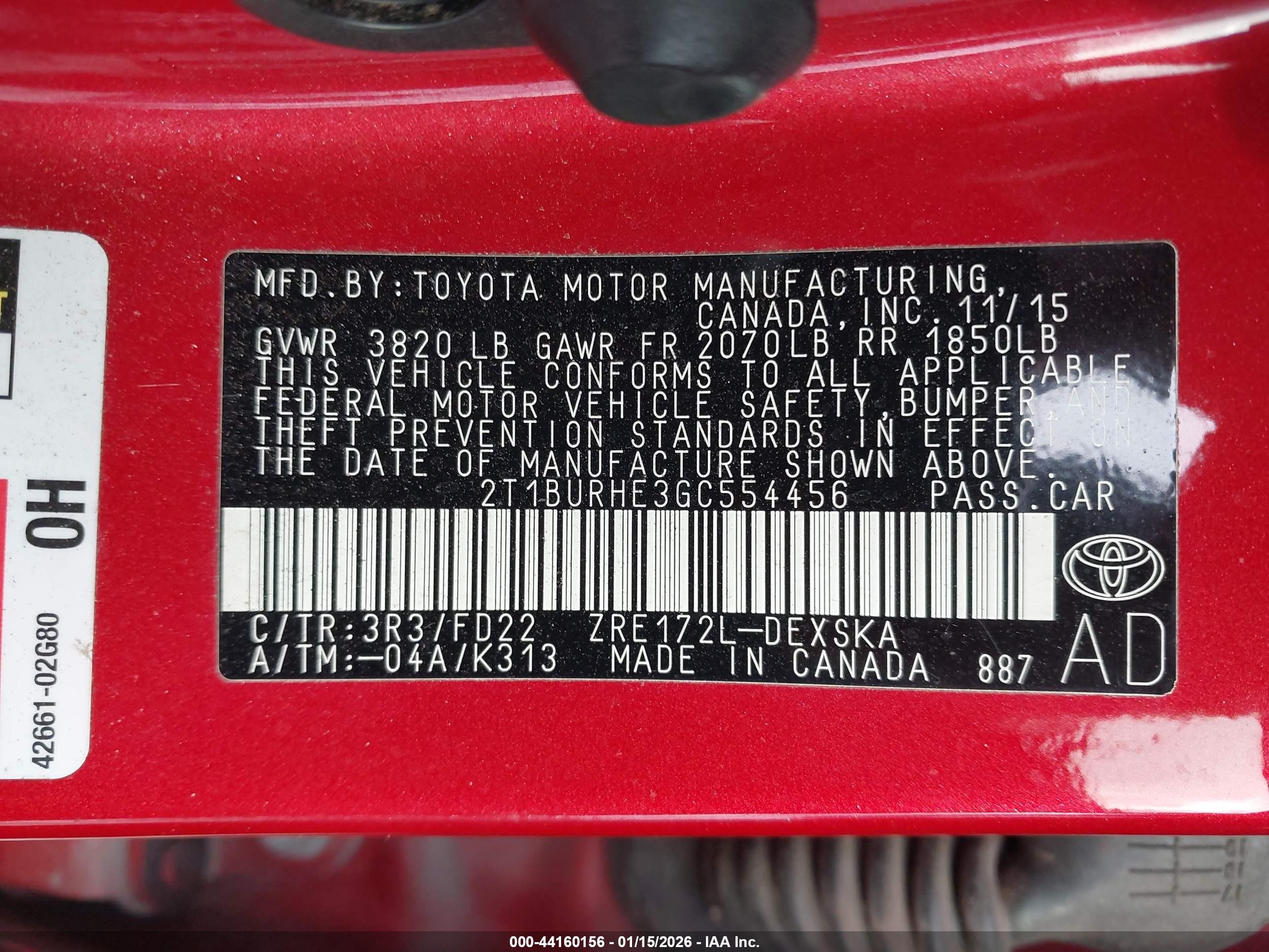 TOYOTA COROLLA image 9