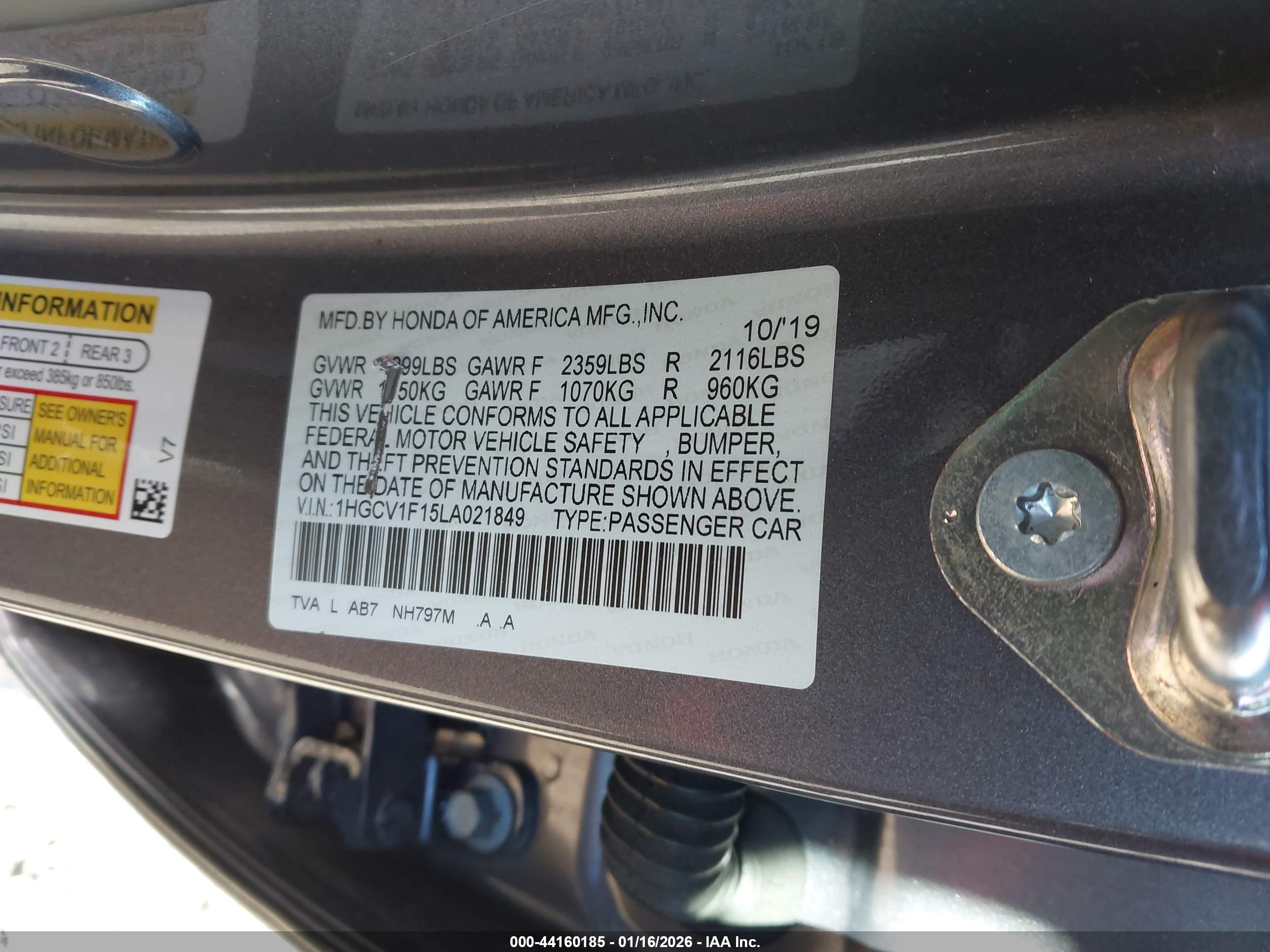 HONDA ACCORD image 9